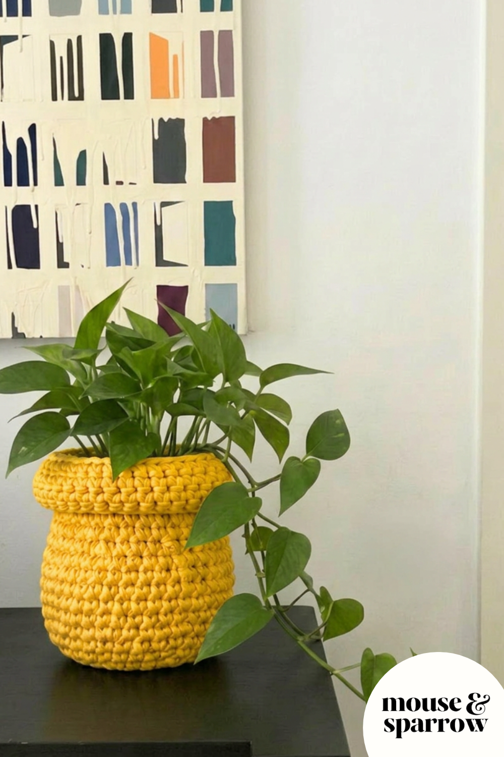 how to crochet a plant pot cover for your home