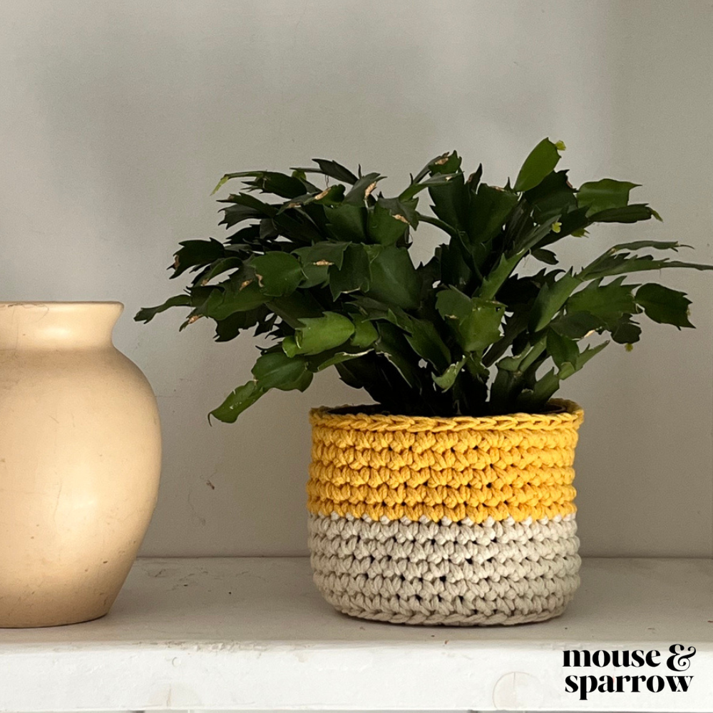crochet basket pattern for beginners