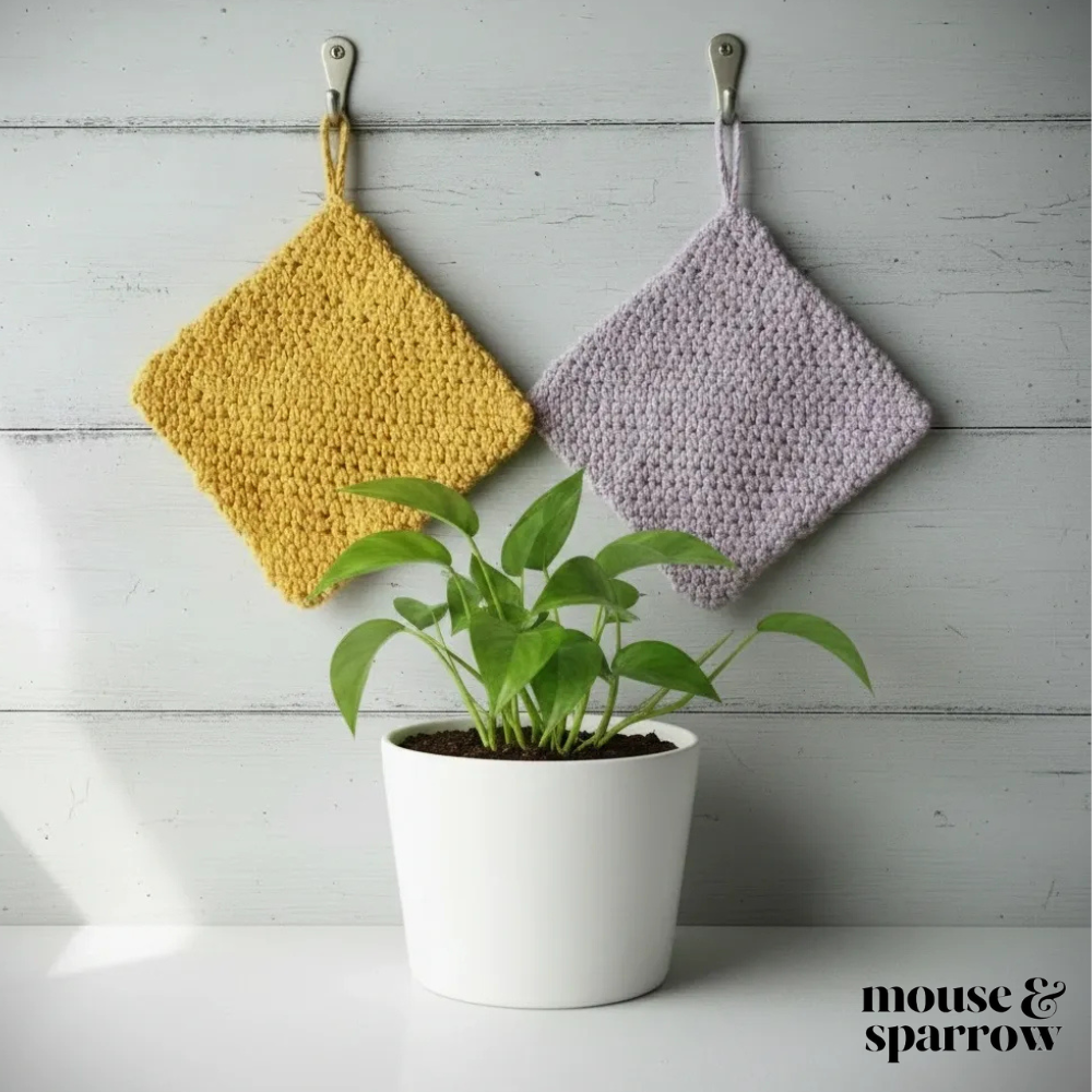 crochet potholder pattern for beginners