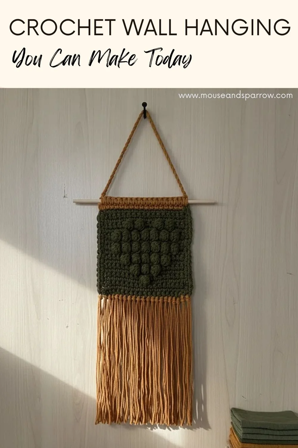 HOW TO CROCHET A WALL HANGING
