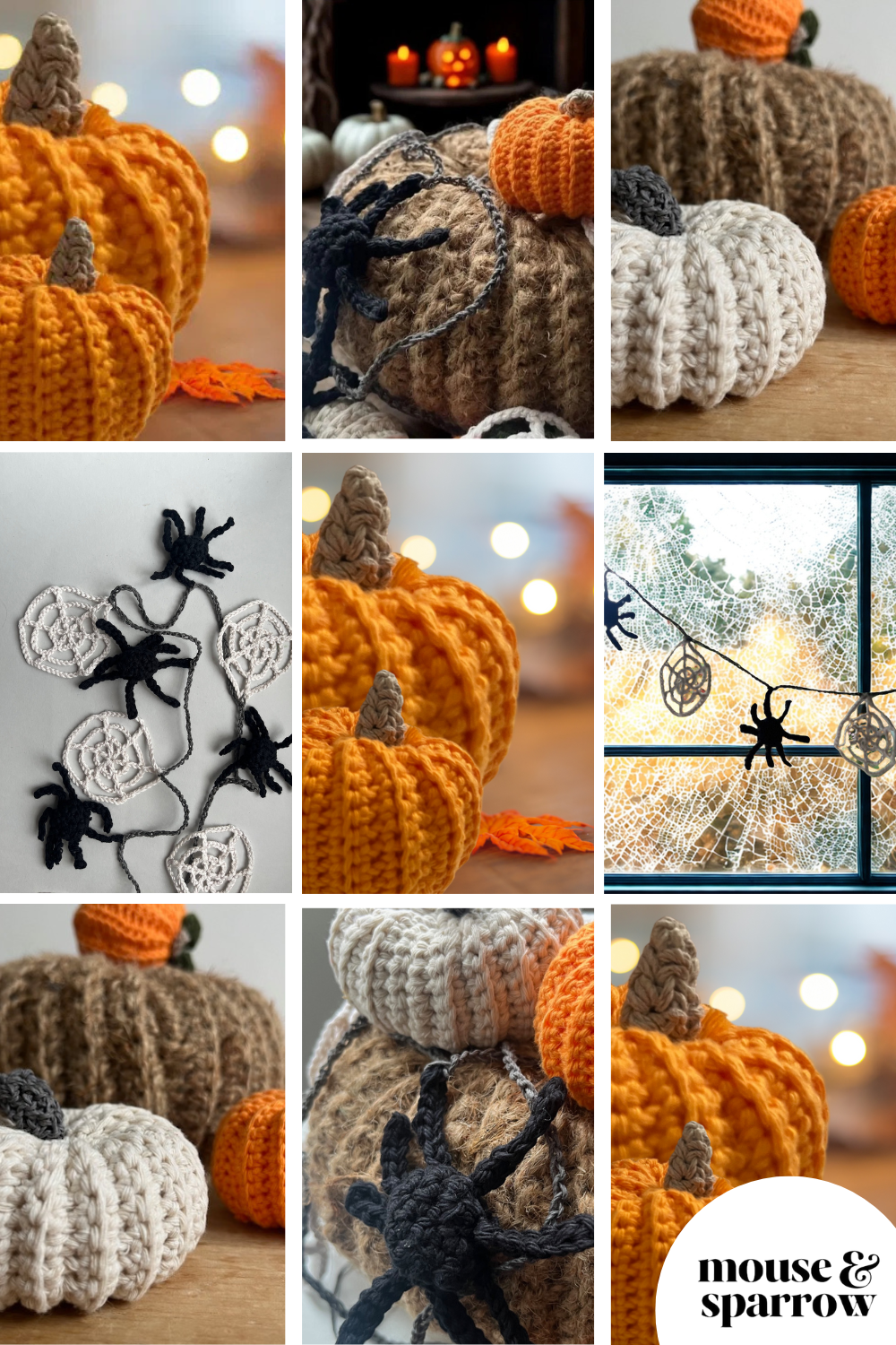 The Perfect Weekend Halloween Project: Pumpkin Delight & Halloween Garland Crochet Pattern