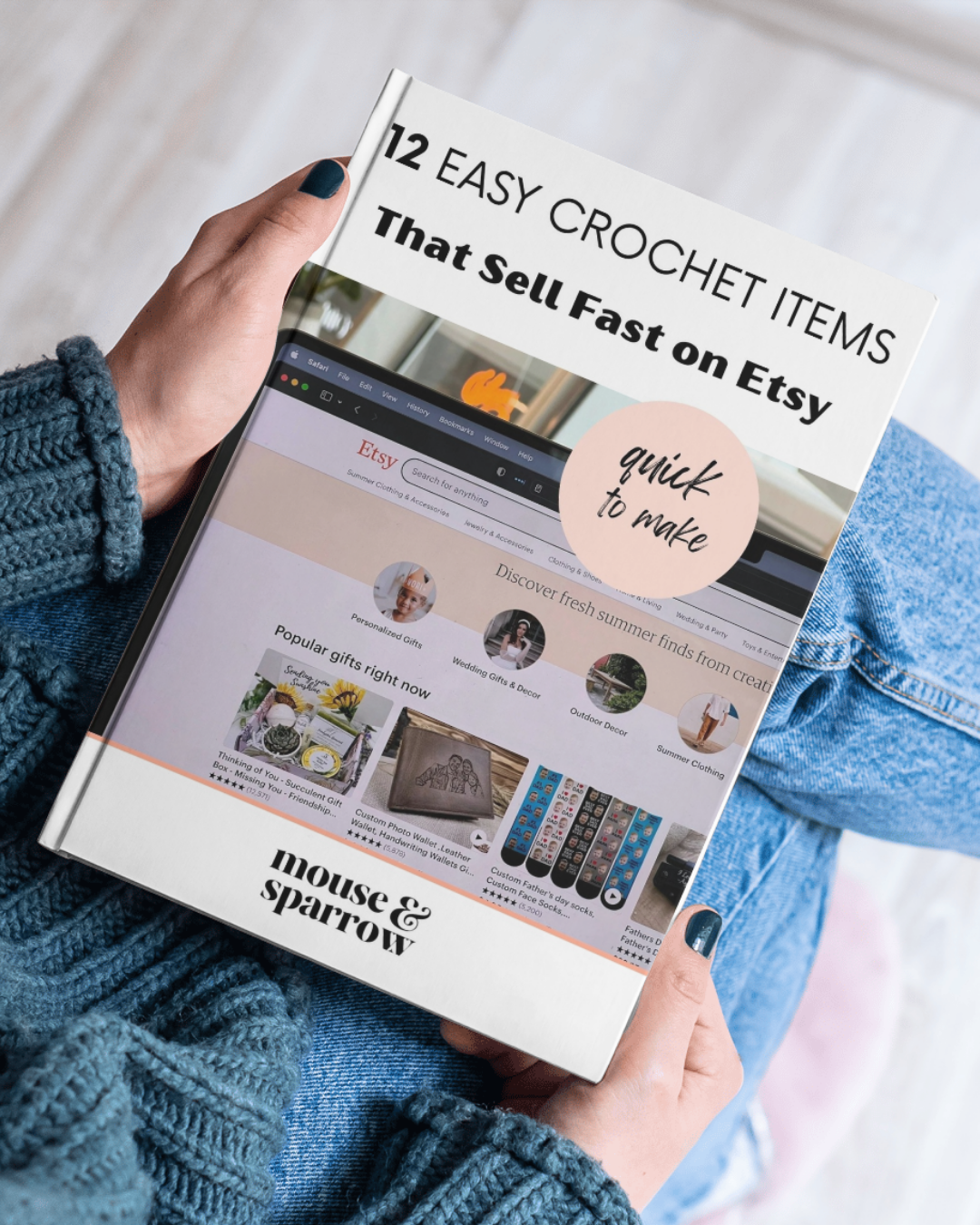 crochet items that are a quick to make and sell on etsy