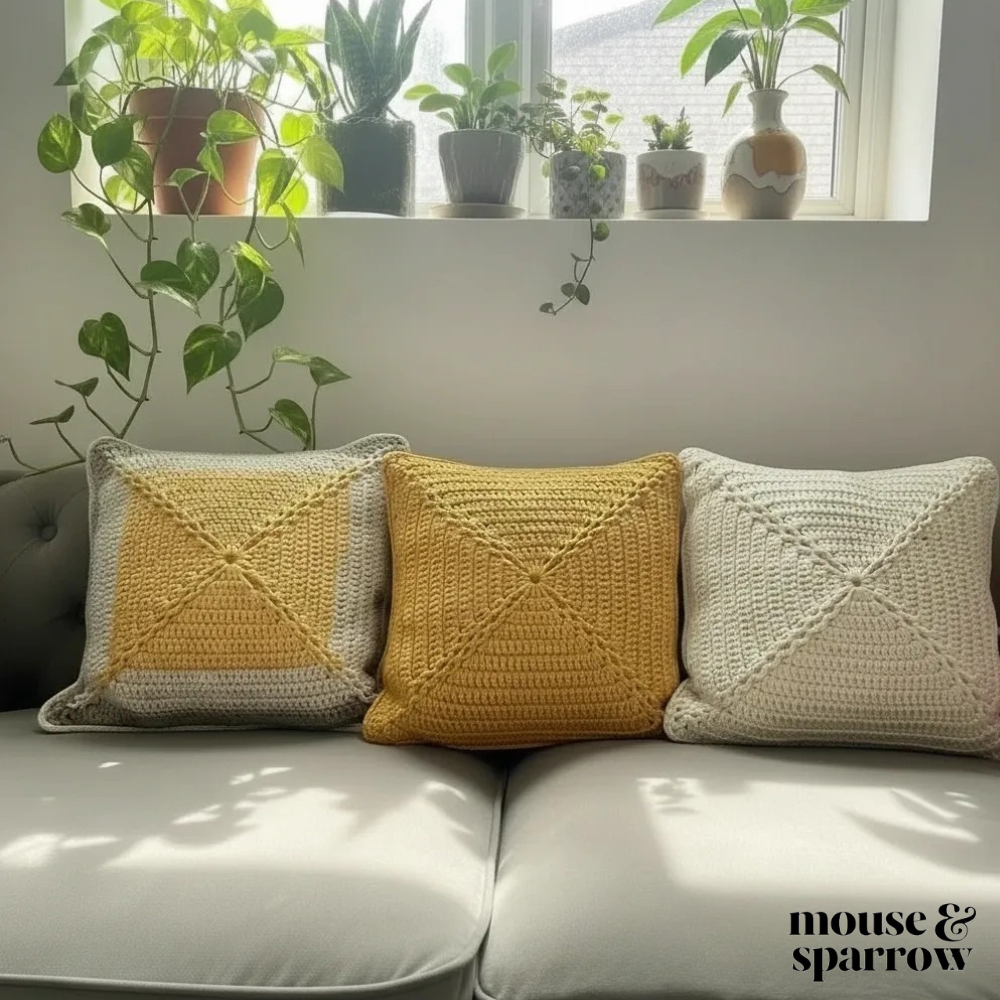 crochet pillow cover pattern for beginners