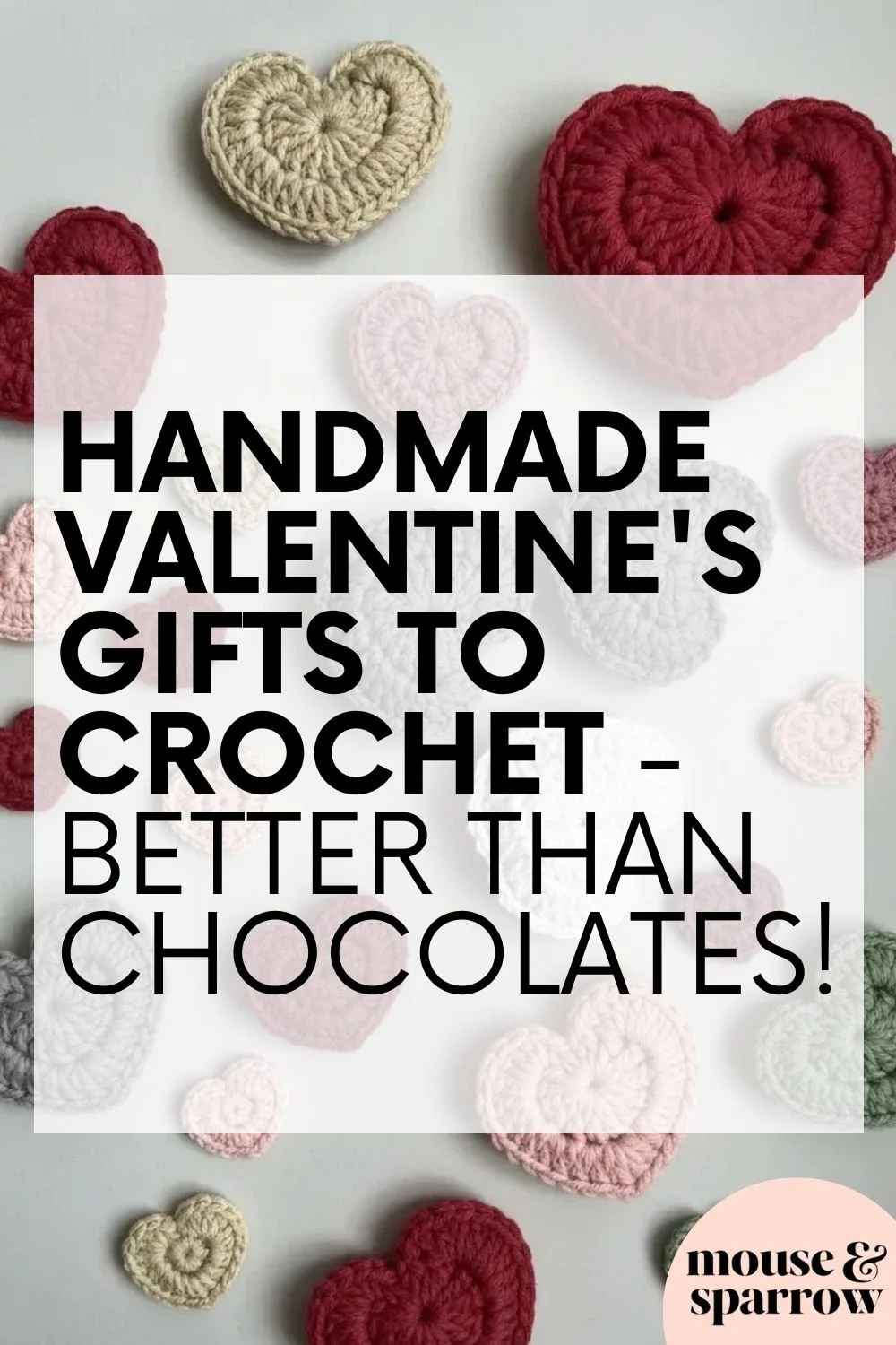 how to create crochet valentines decoration