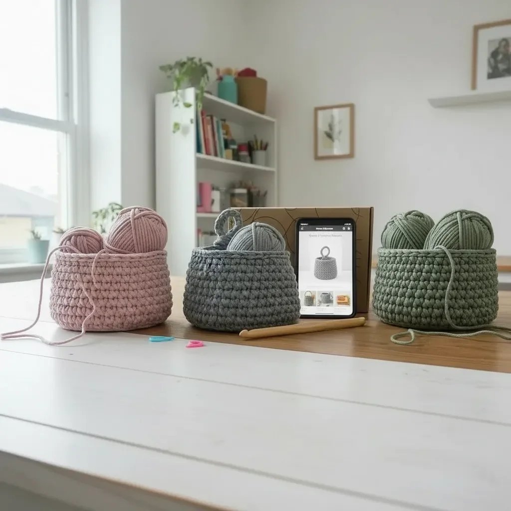 how to crochet a basket for beginners