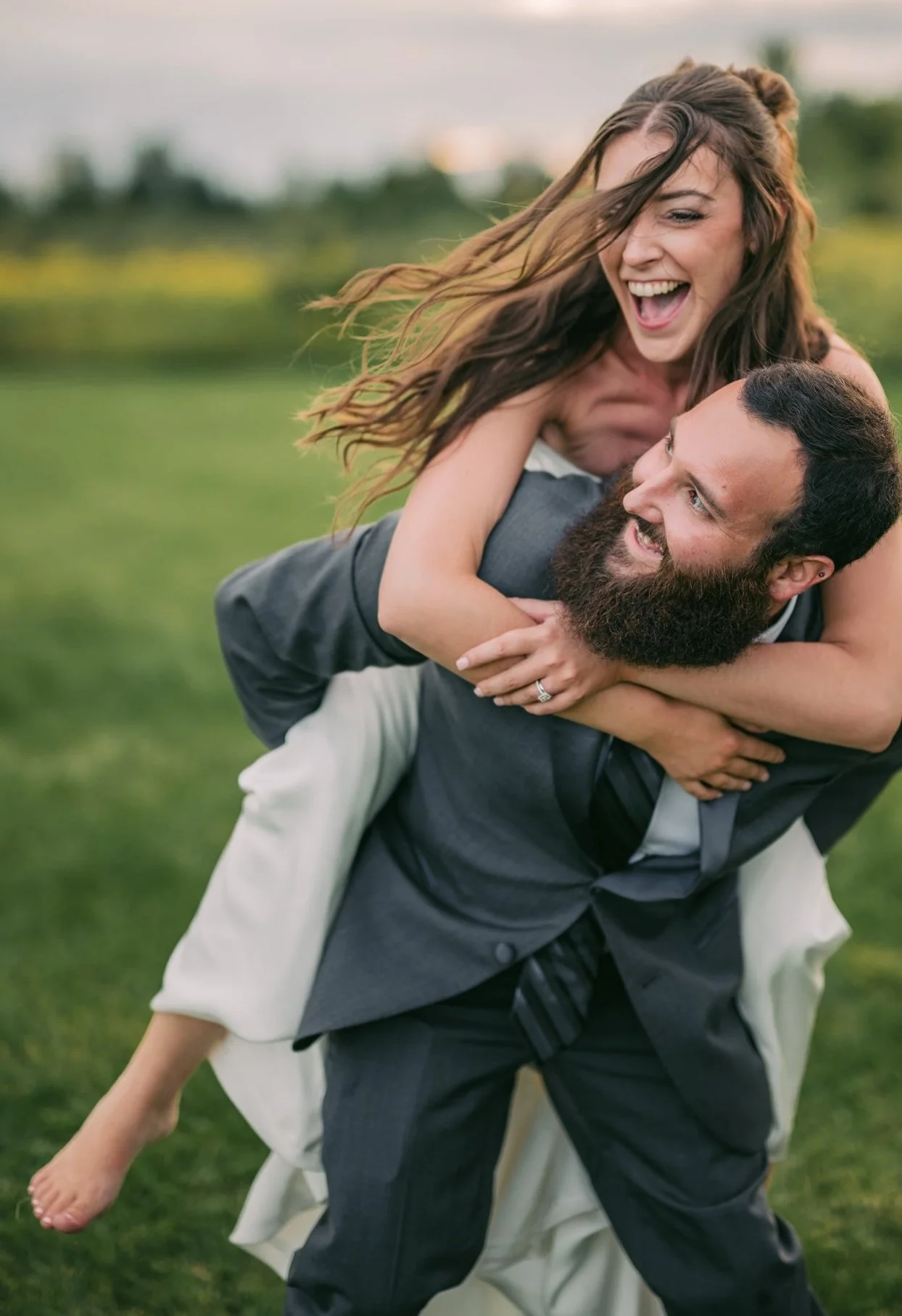 Bride and groom portraits