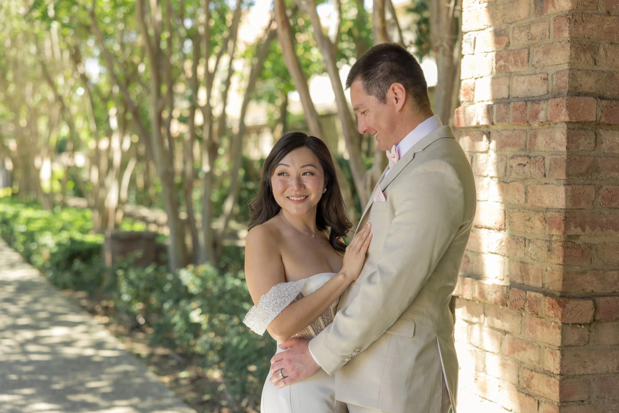 Woodbury bride and groom