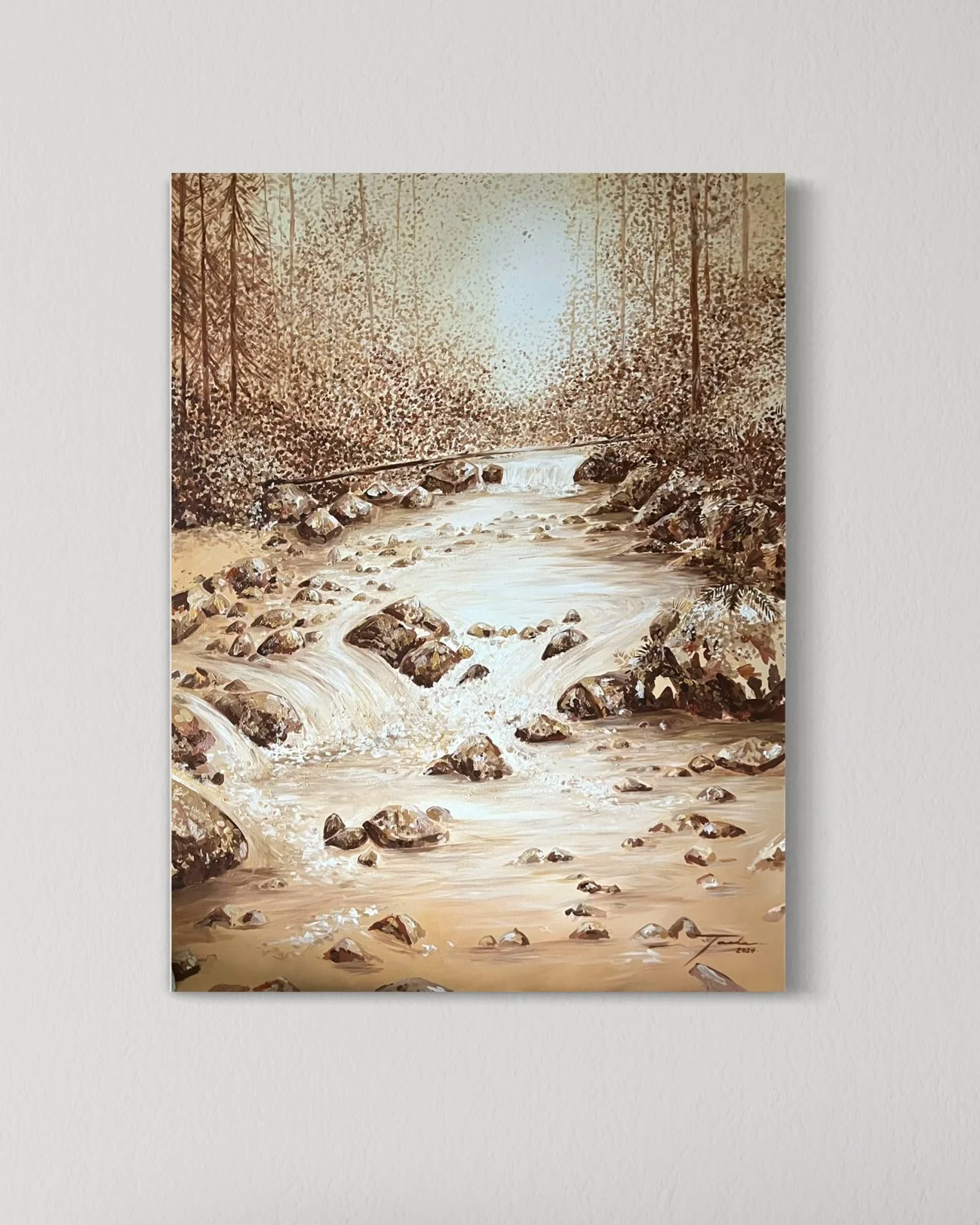 acrylic on canvas, 40" x 30", 2024