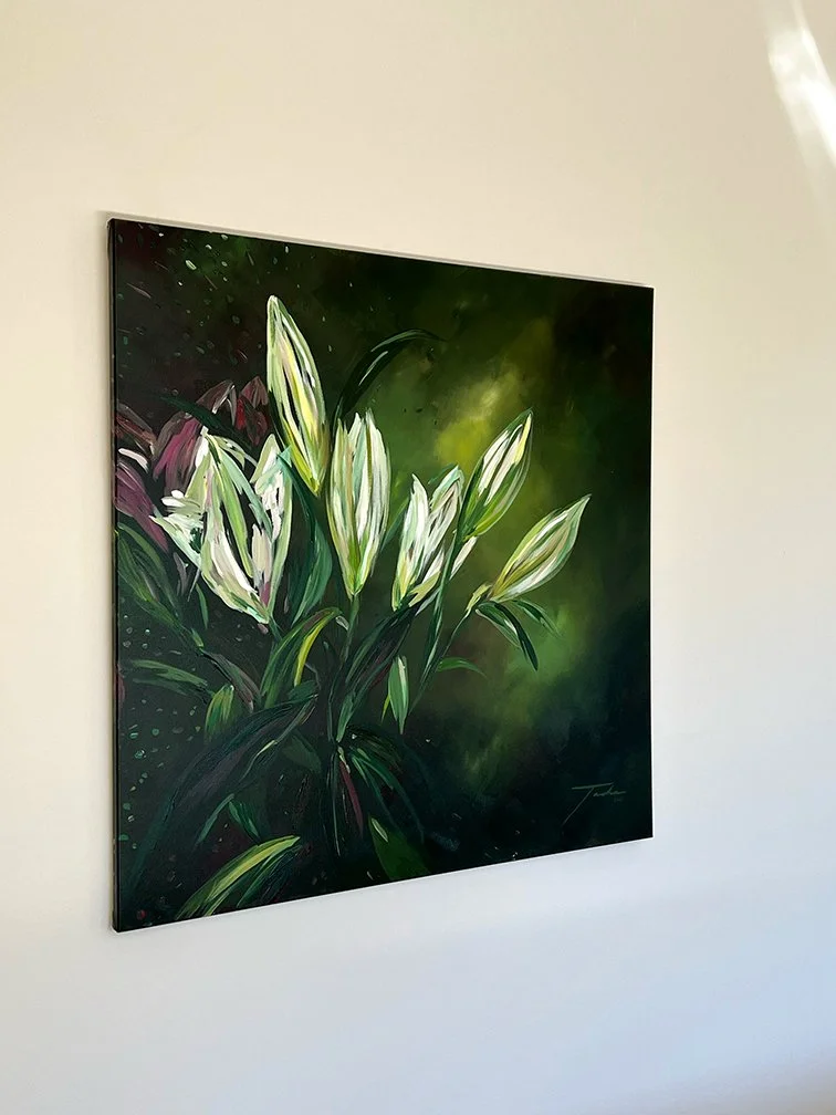 acrylic on canvas, 36" x 36", 2022