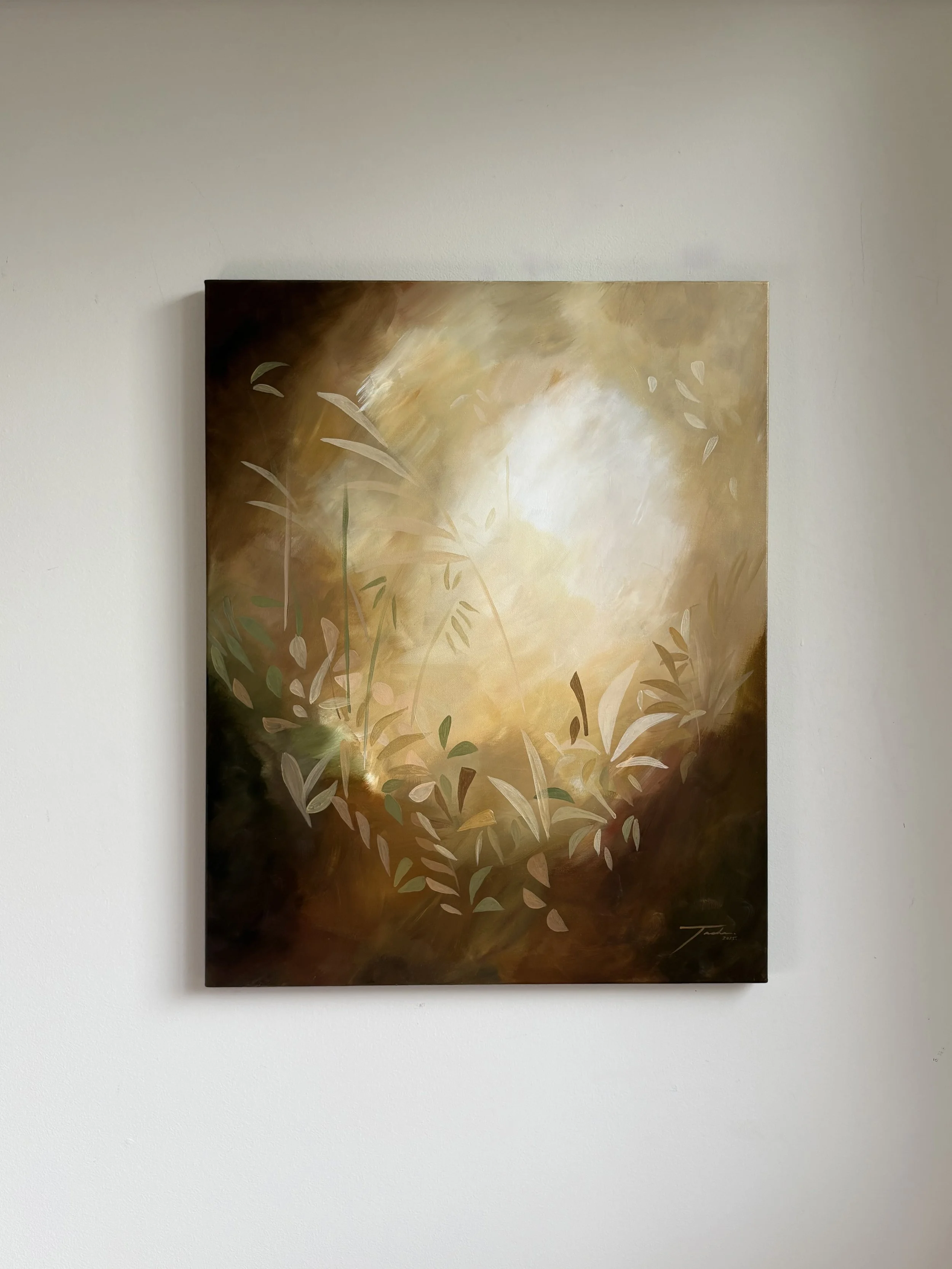 acrylic on canvas, 30" x 24", 2025