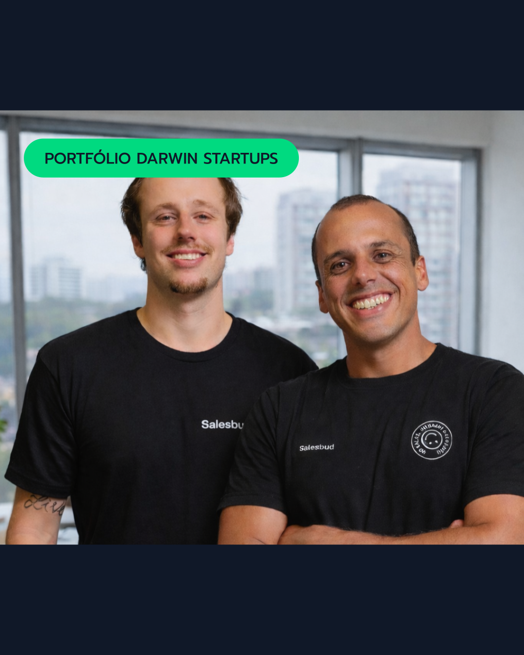 Darwin Startups realiza seu 100º investimento com aporte na Salesbud, IA de vendas catarinense