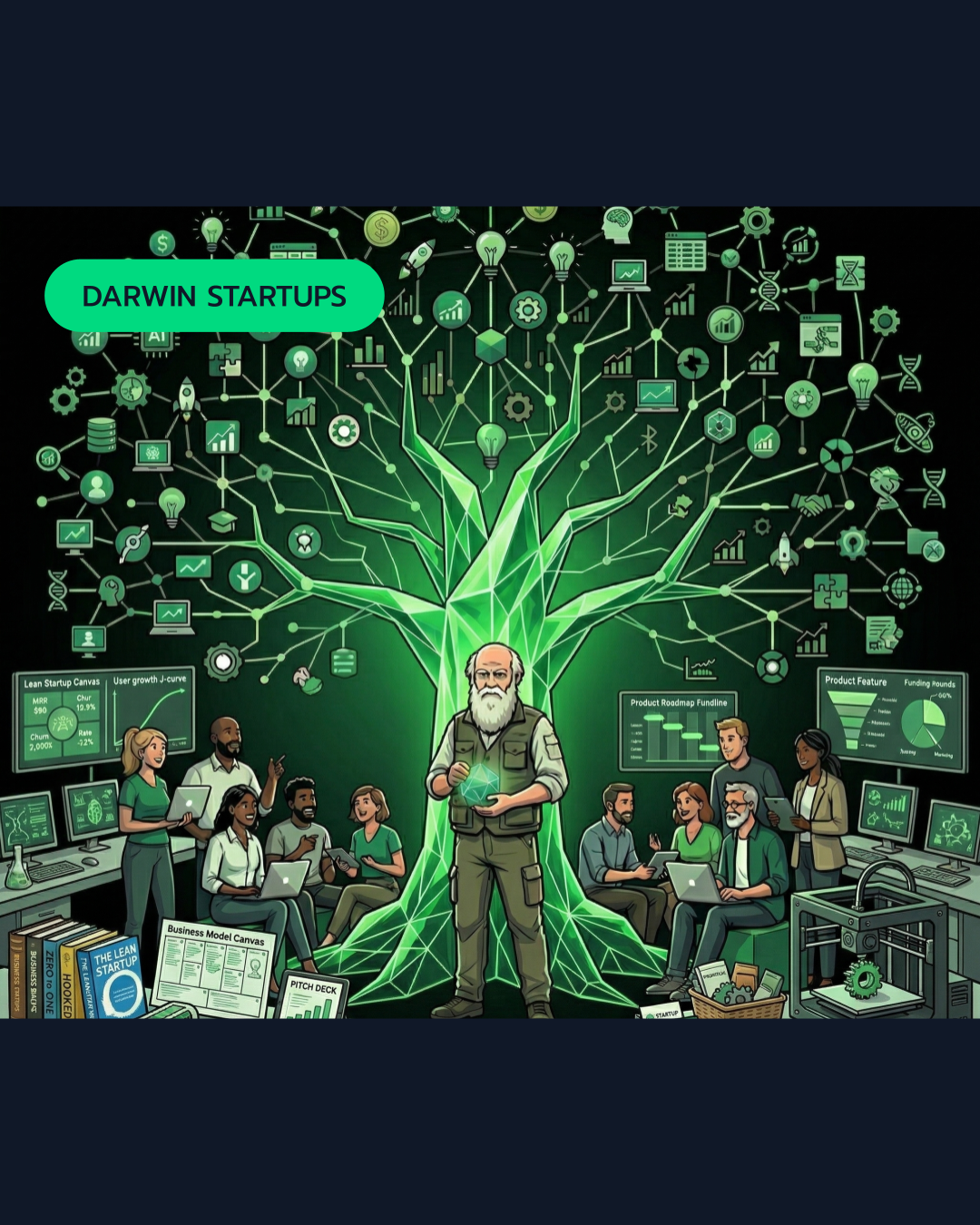 Comunidade Darwin: conexões, oportunidades e apoio estratégico para startups em crescimento