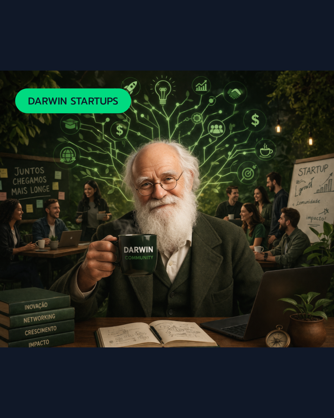 Você já faz parte da Comunidade Darwin Startups?