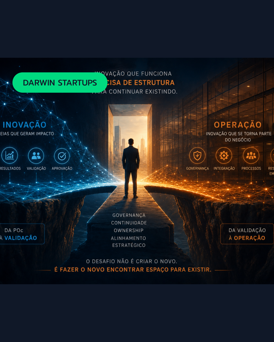 A Empresa Simbiótica: O desafio invisível de transformar inovação em operação
