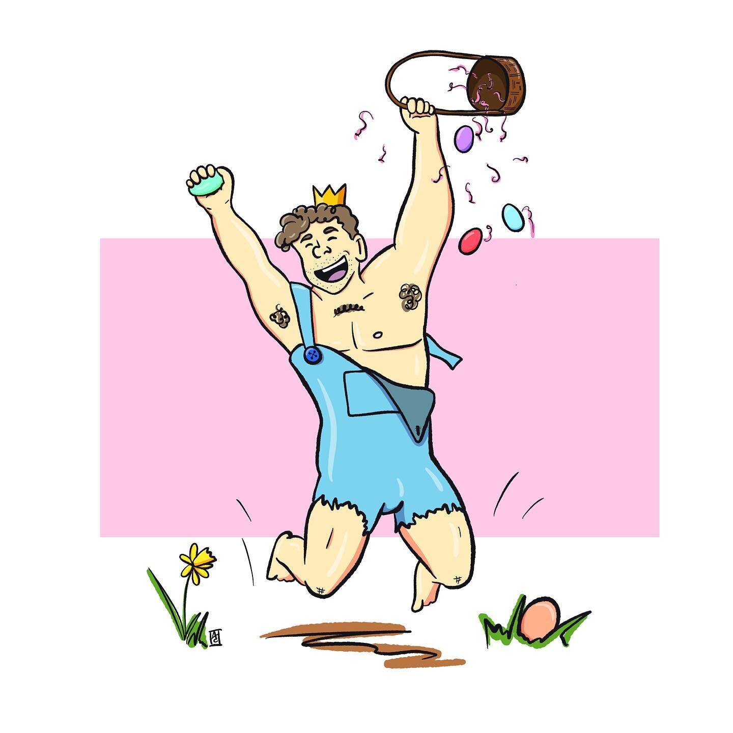 Easter bubby.
#illustration #gayillustrator #maleillustration