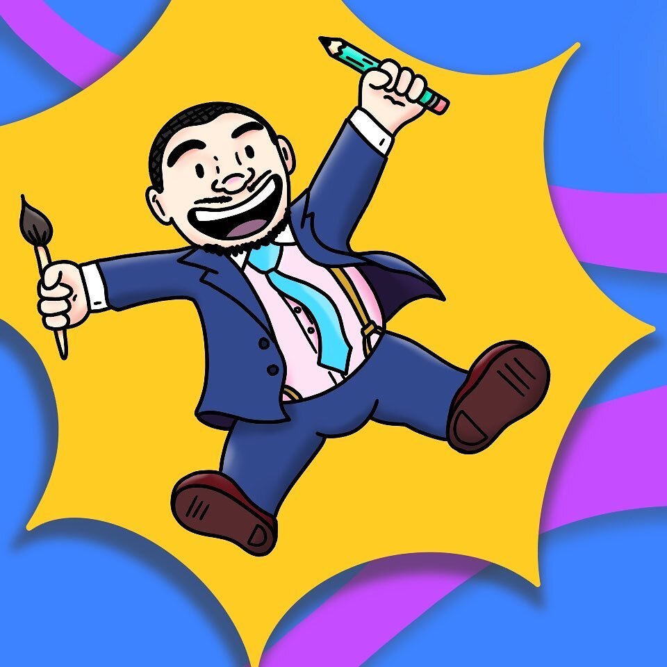 Part of a new banner I made for my Twitch account. Still working out my stream schedule, but stop by for some fun art streams. 
twitch.tv/TrueChoiStory