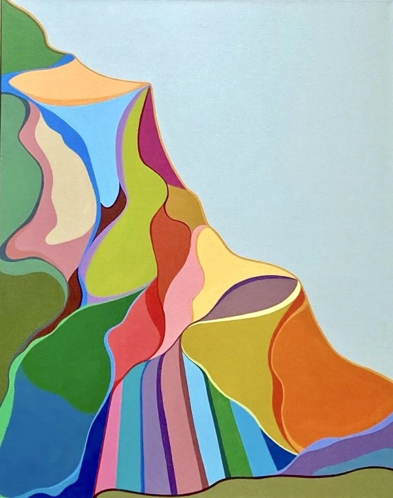Crush, acrylic, 24x30", $400