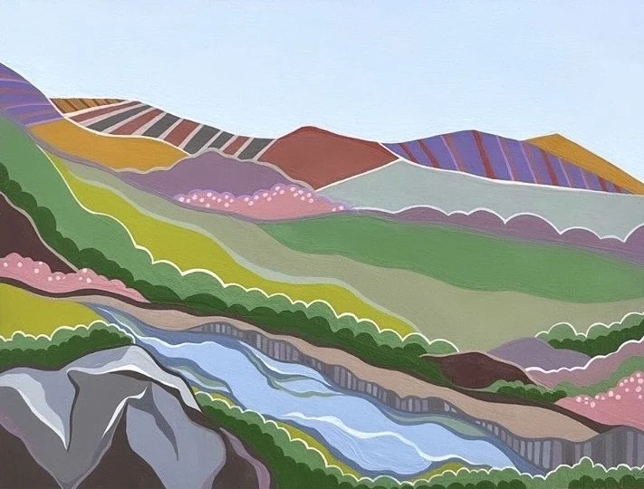 Missing Napa, acrylicl, 12x9", $250