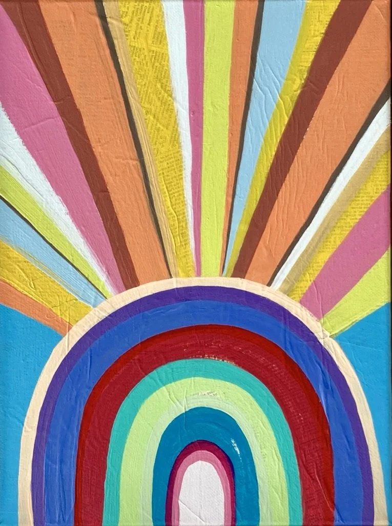 Sunshine 1, acrylic, 9x12", $275