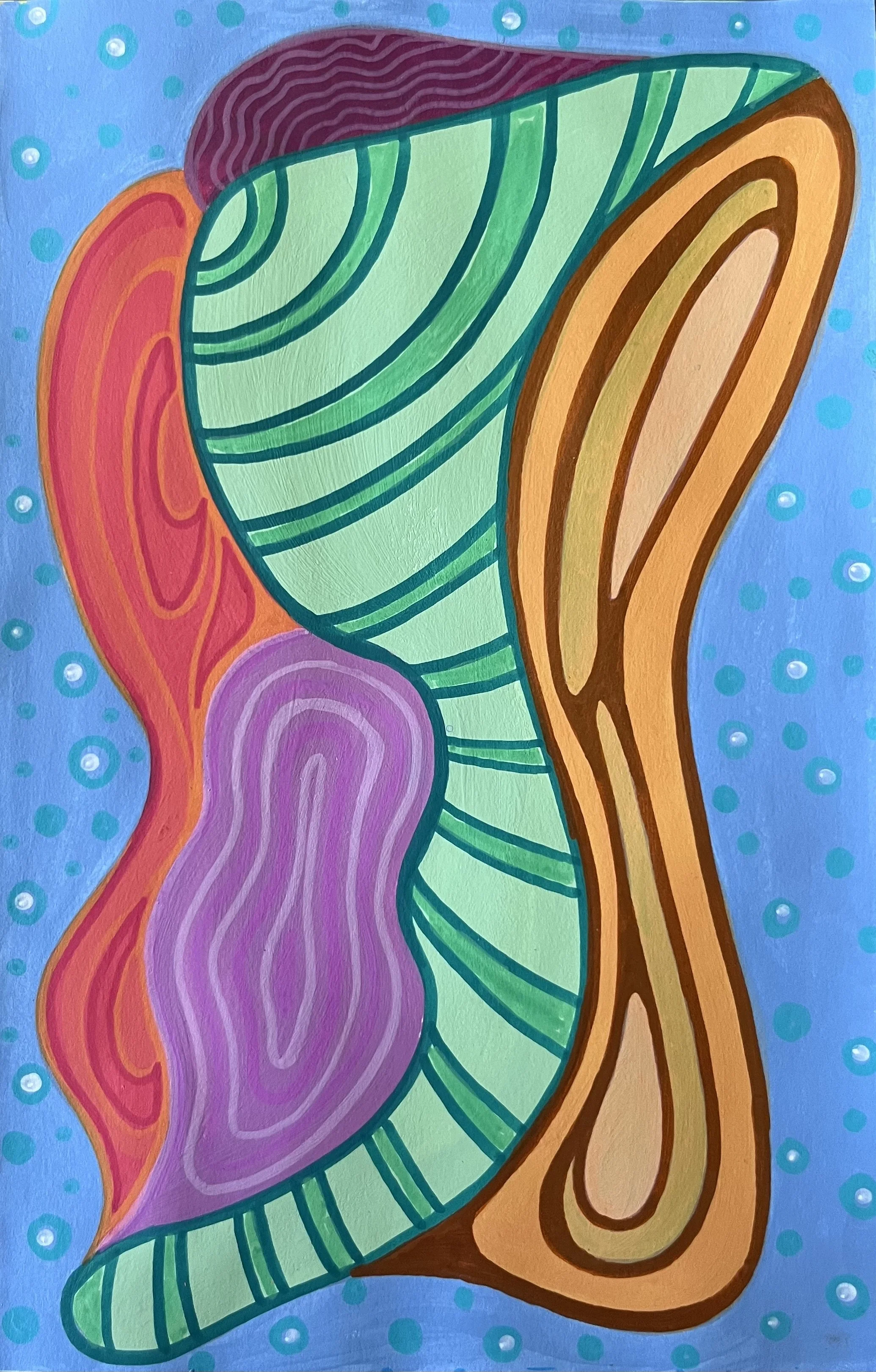Sleepwalking, acrylic, 8x10", NFS