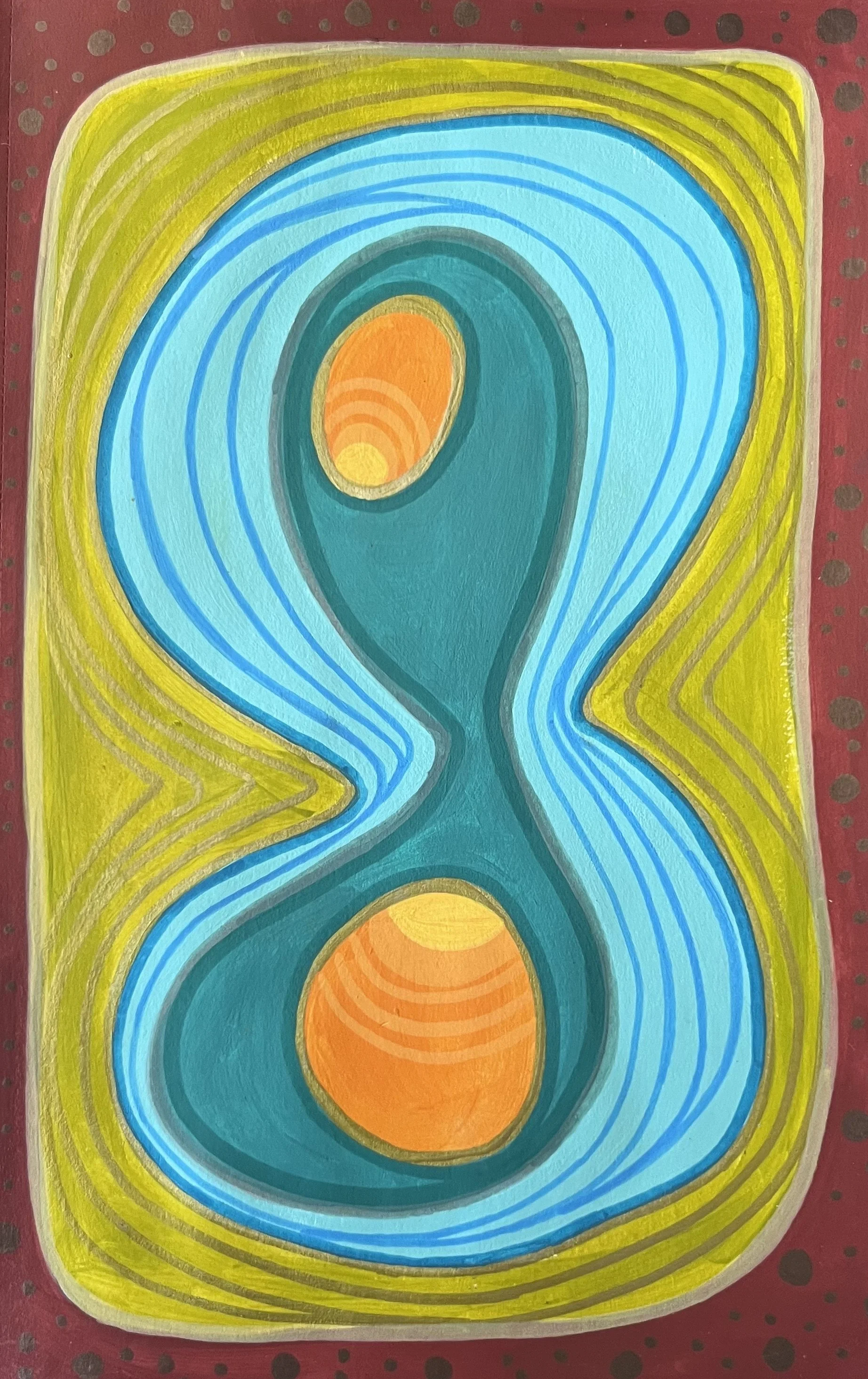 Internalized, acrylic, 8x10", NFS