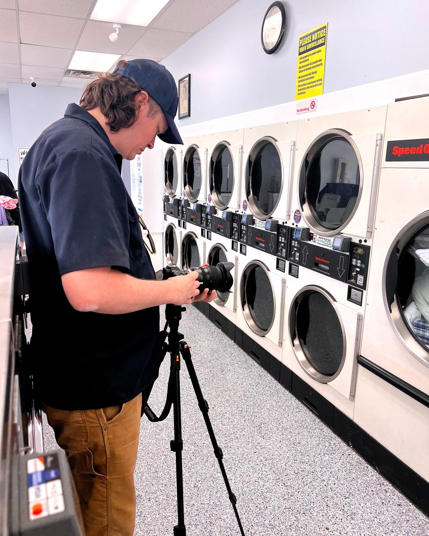 📸✨ Who knew a laundromat could look this good? Shoutout to Joey, our resident photo/video wizard, for turning washers, dryers, and detergent into pure Instagram gold. Seriously, if you didn&rsquo;t know better, you&rsquo;d think we were shooting a h