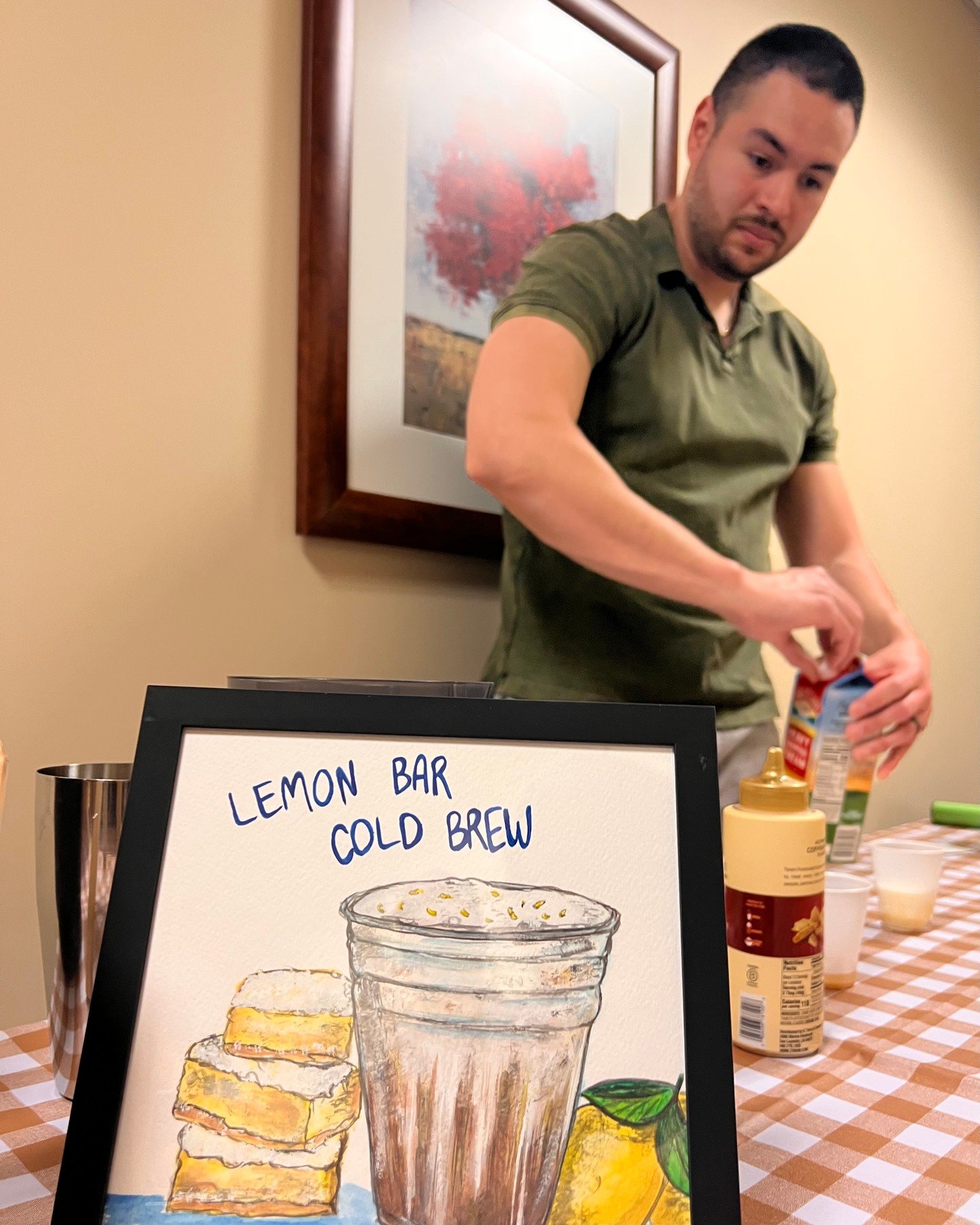What gets you going in the morning?! A soft drink, juice, coffee? Kiera is at The Pitch at the Rutherford Chamber of Commerce. She&rsquo;s enjoying a Lemon Bar Cold Brew from Yellow Door and it&rsquo;s amazing!!!