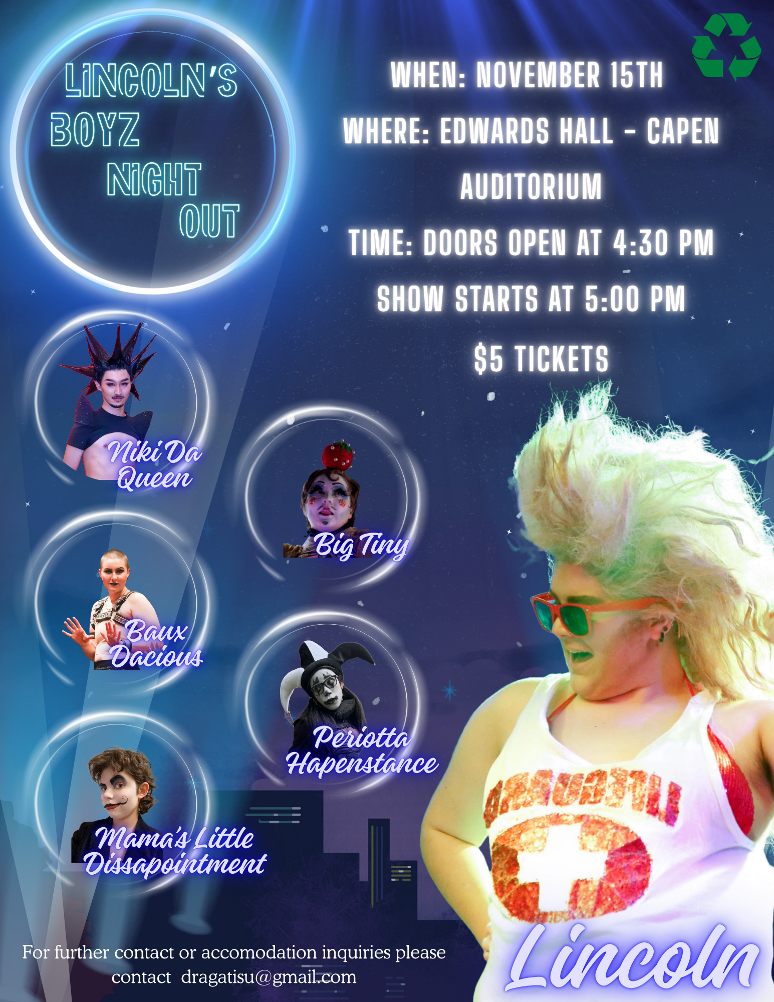 Lincoln's Boyz Night Out