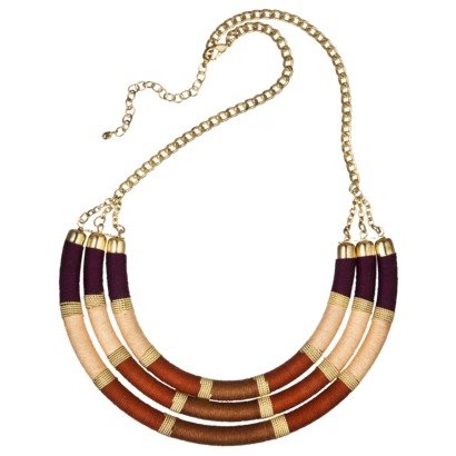 Threaded necklace