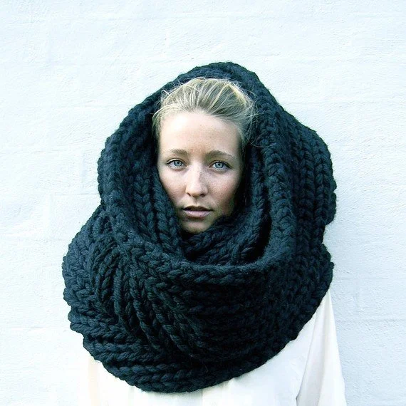 An etsy addict stays warm (knits)