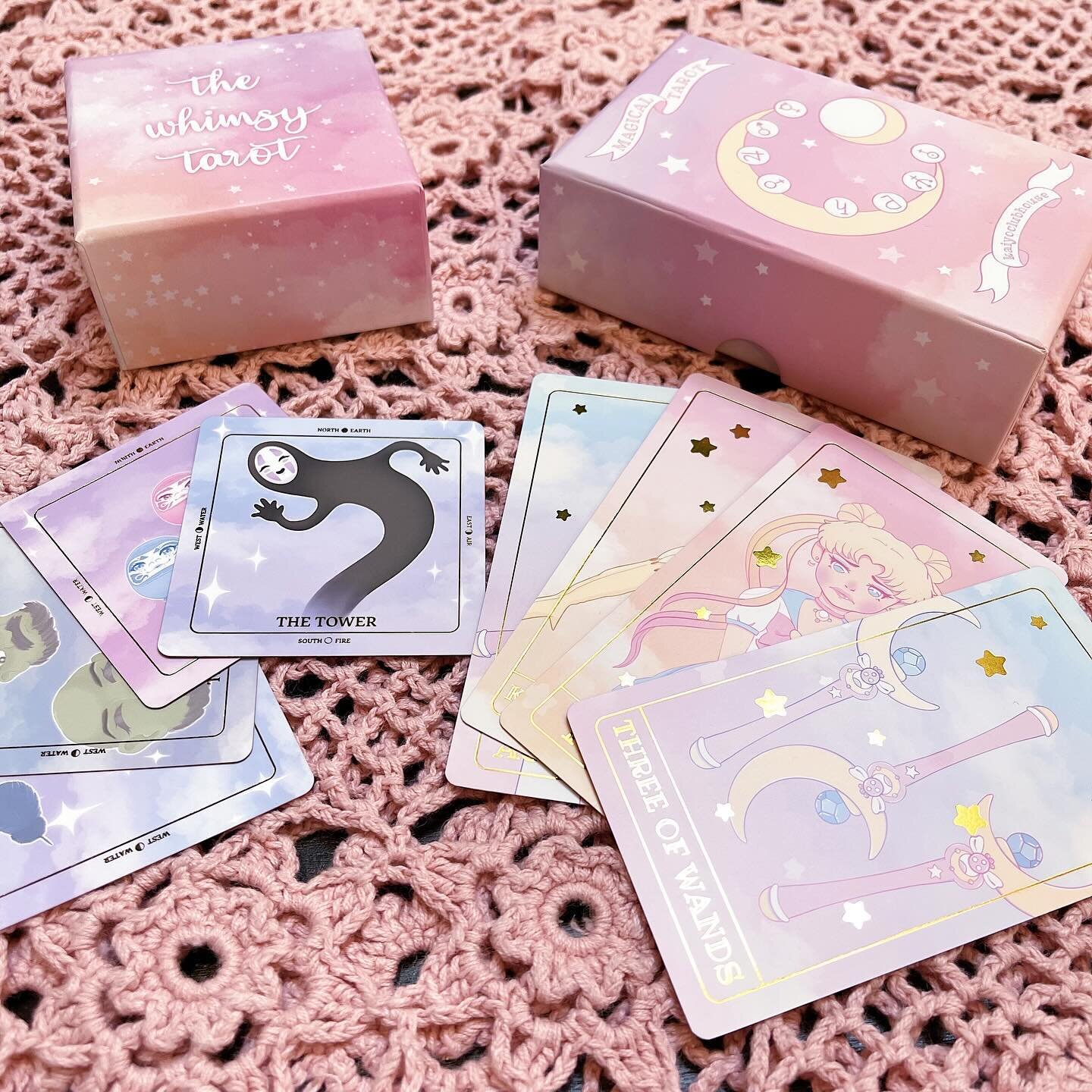 Is love on the cards this V-Day? 👀✨💖

Treat yourself or your S/O to one of these delightful tarot decks by our friend @kaiyoclubhouse - now in store! 🎉 

(Psst, we also have gorgeous enamel pins too 🛼)

#pocketclothing #supportlocalmakers #tarotd