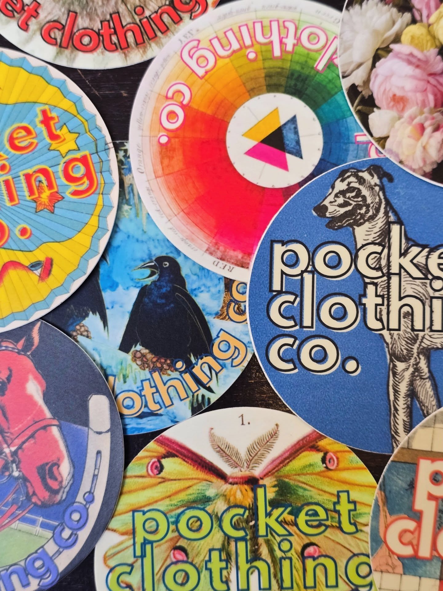New Pocket stickers just dropped 🫳🎤

Did you know we have these in store, and they're lovingly designed by one of our incredibly talented staff? ✨

Did you ALSO know, that if you leave us a Google review whilst you're in store, you can take one of 
