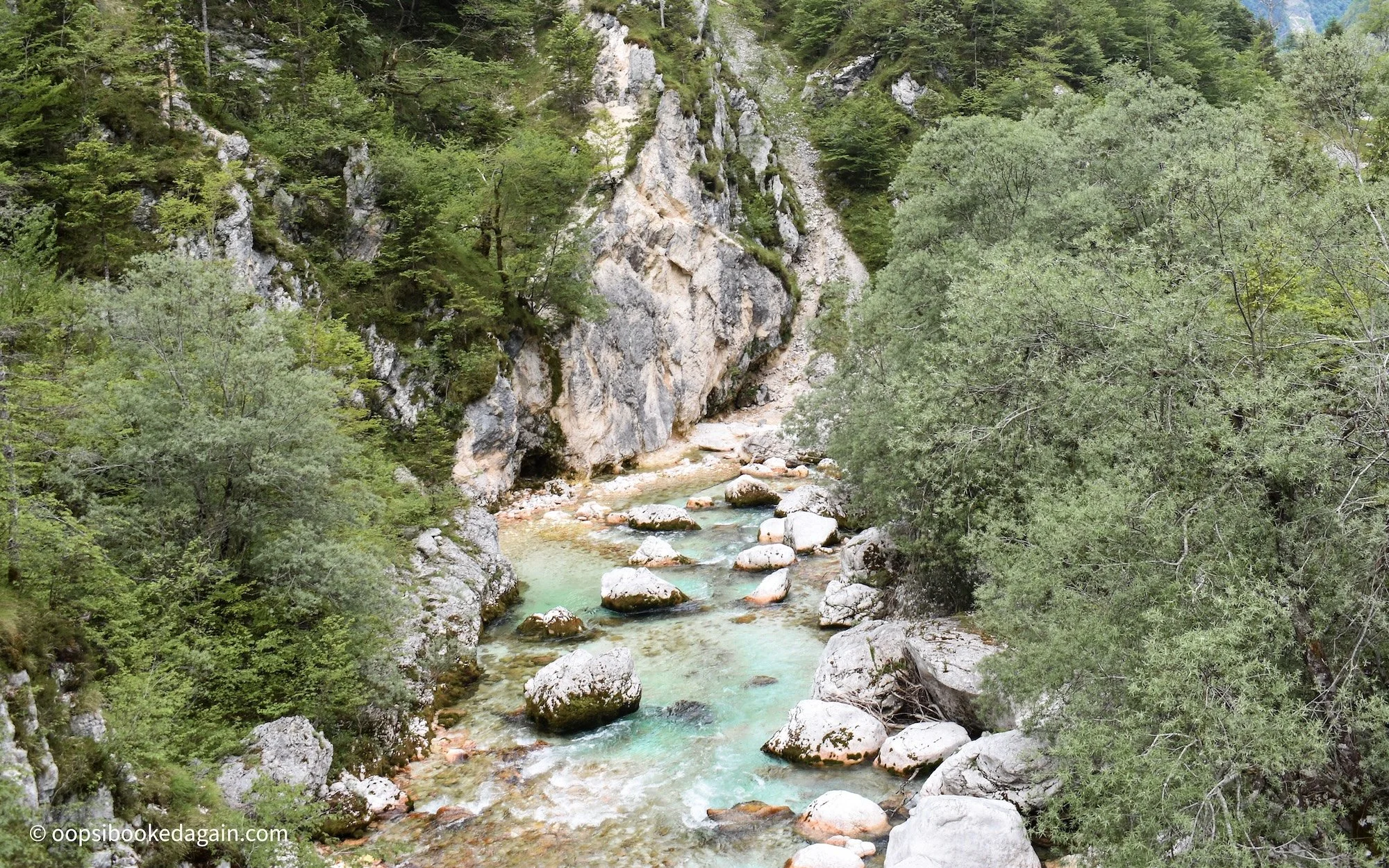 Soča Valley turquoise river