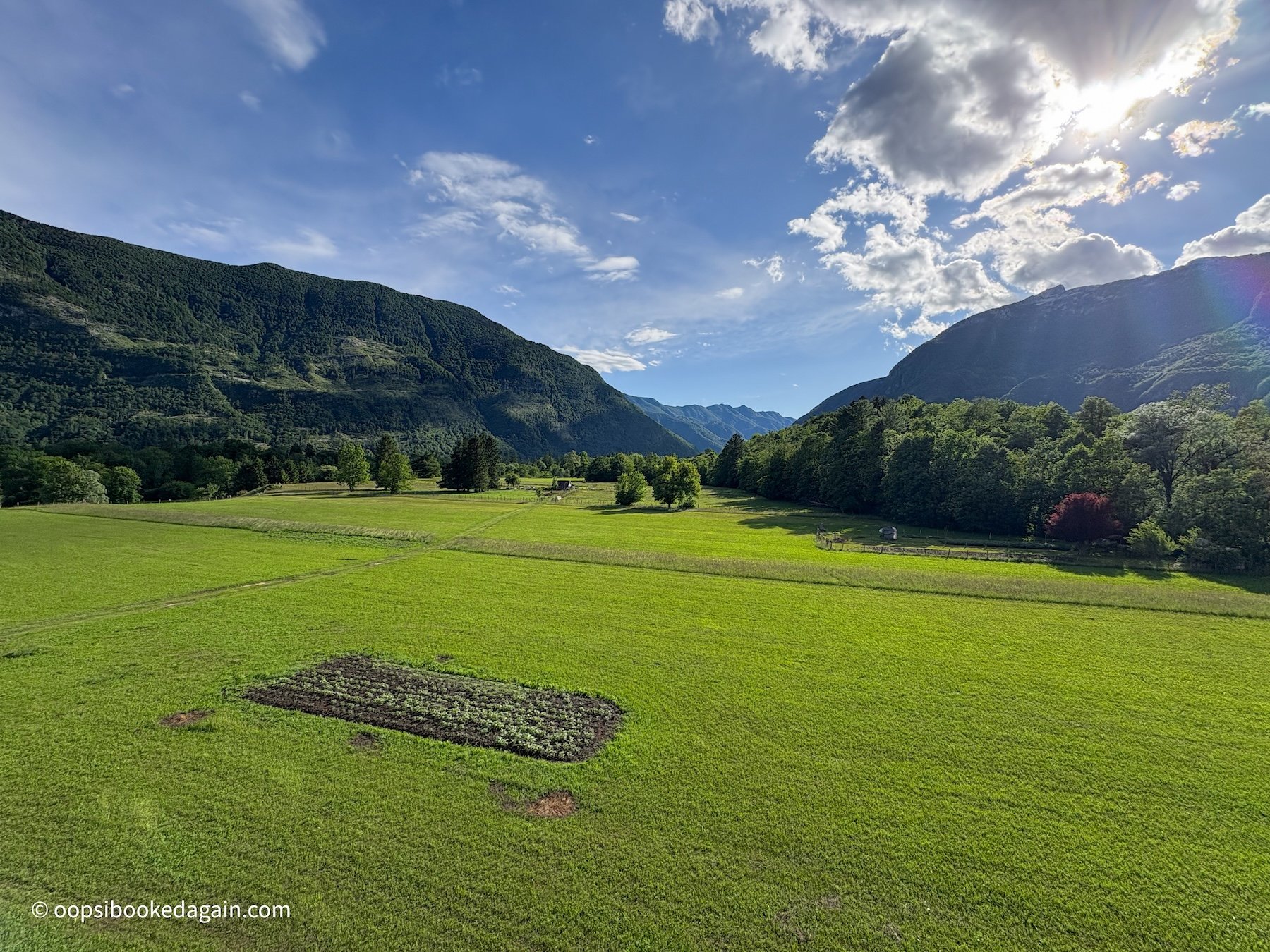 Mountain views in Bovec from apartment