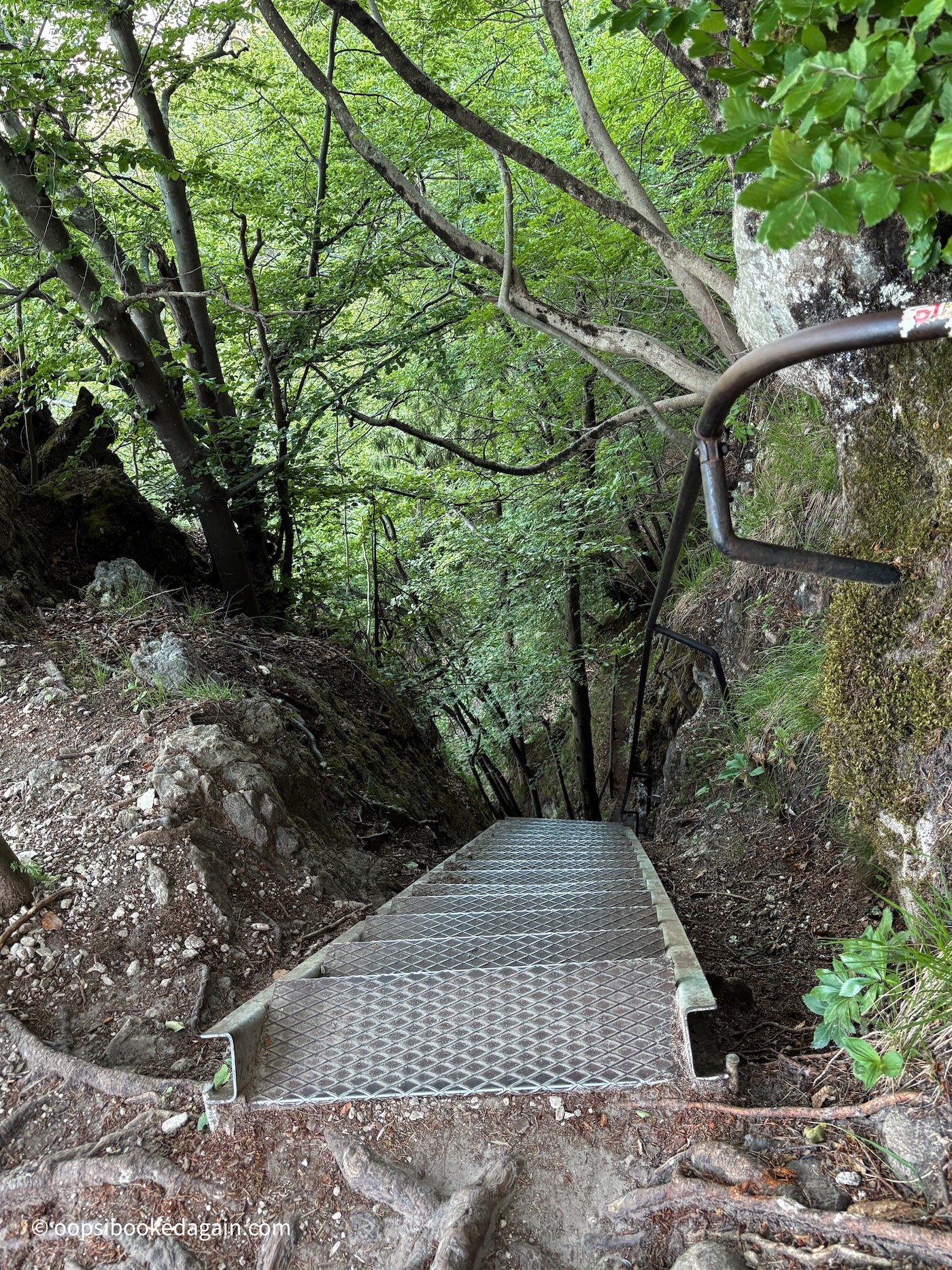 Starcase for Mala Osojnica Viewpoint
