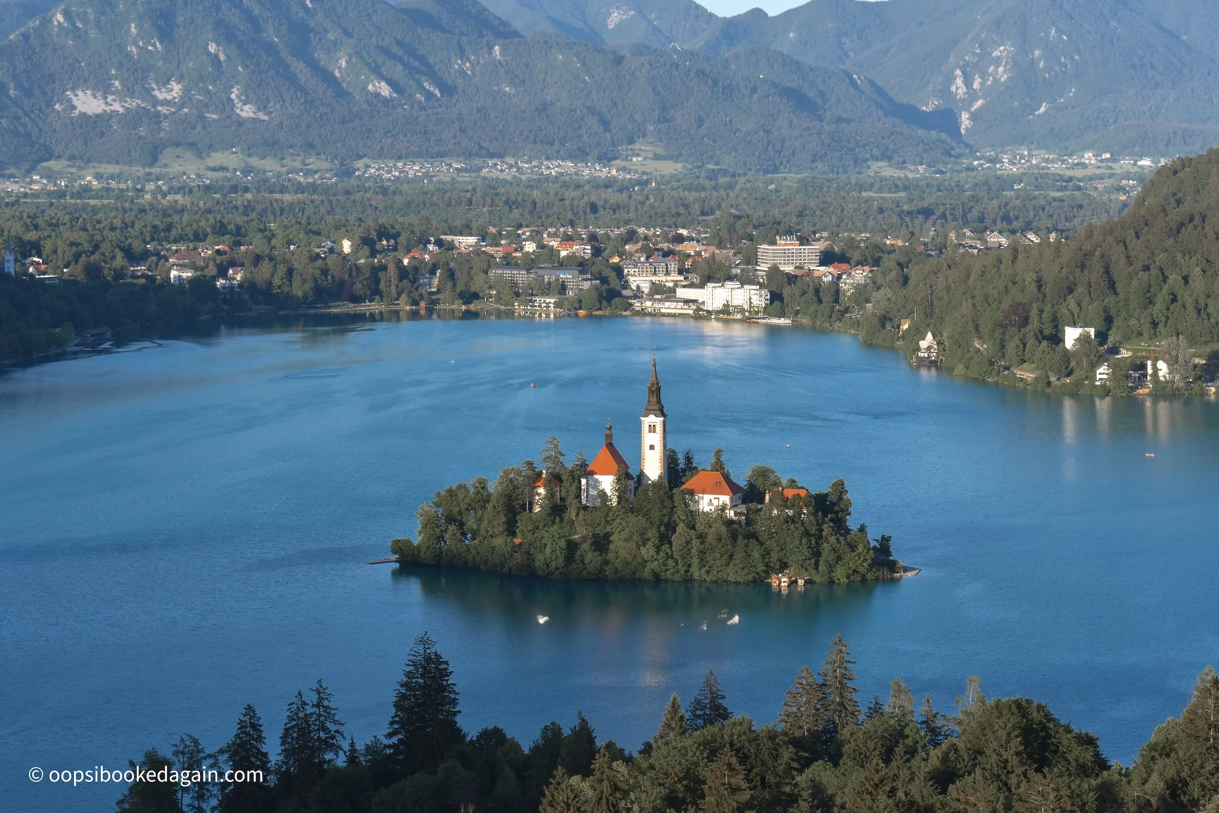 Bled Island from Osojnica Viewpoint