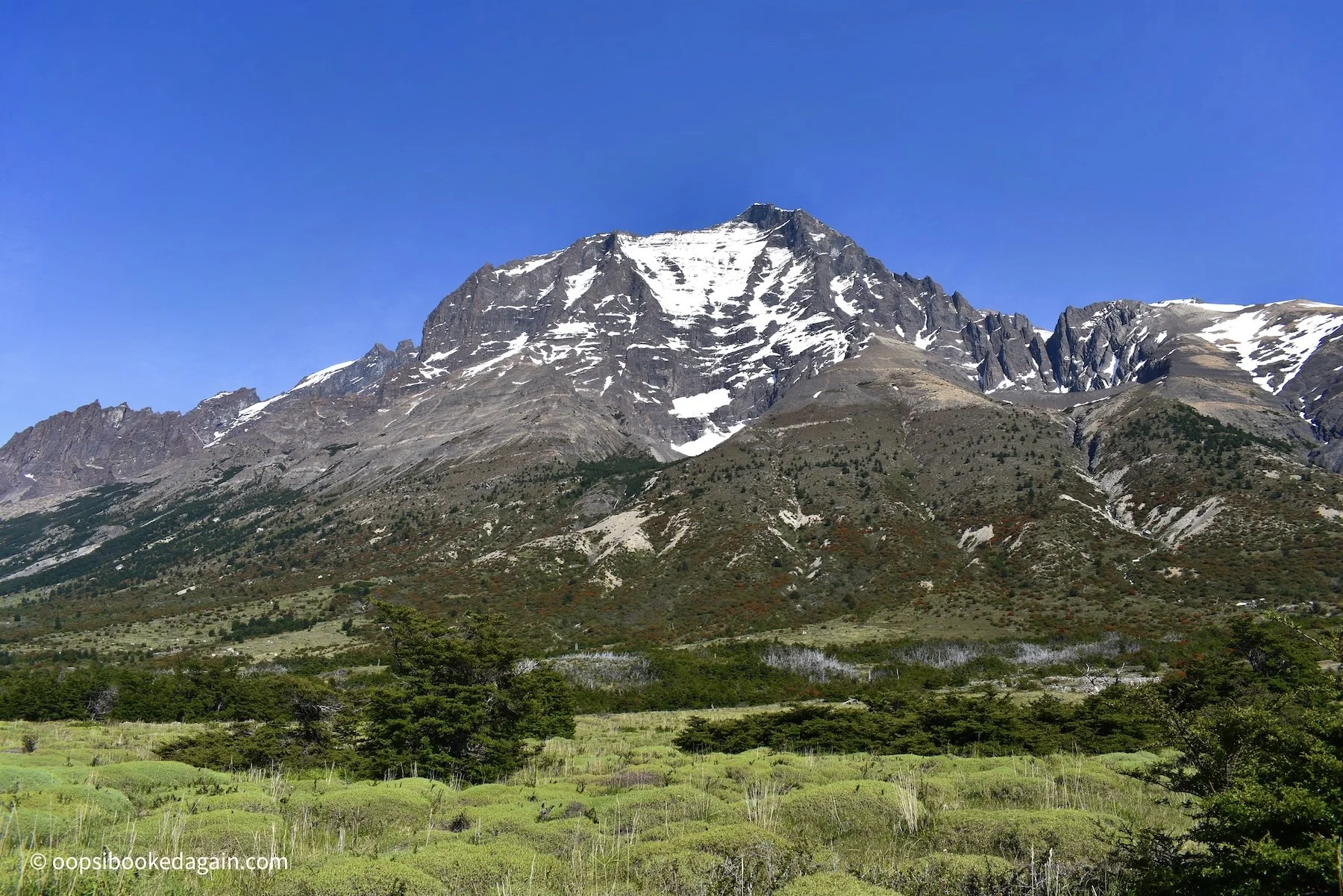 mountains in Torres del Paine