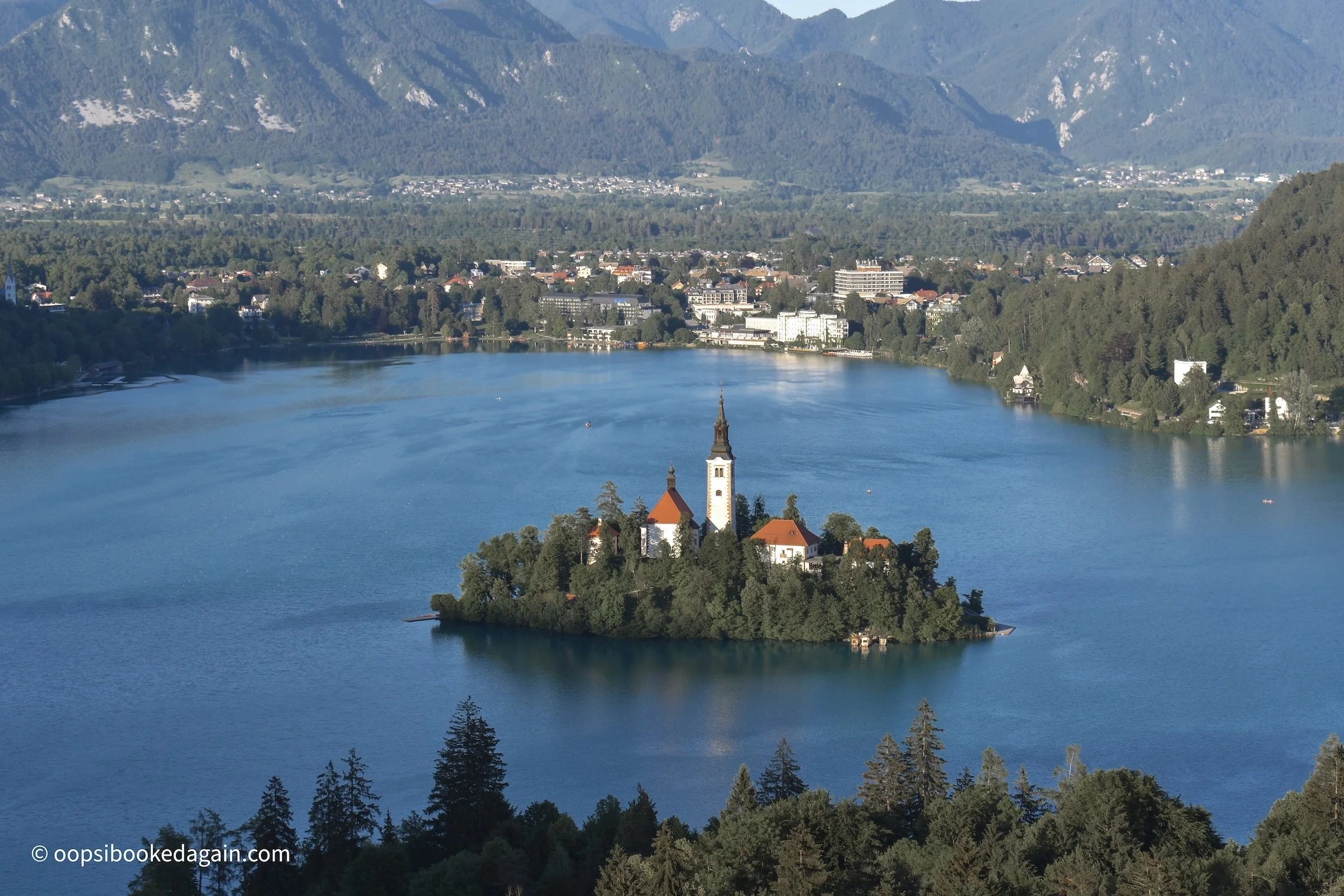 Ojstrica Viewpoint of Lake Bled, Church of Assumption