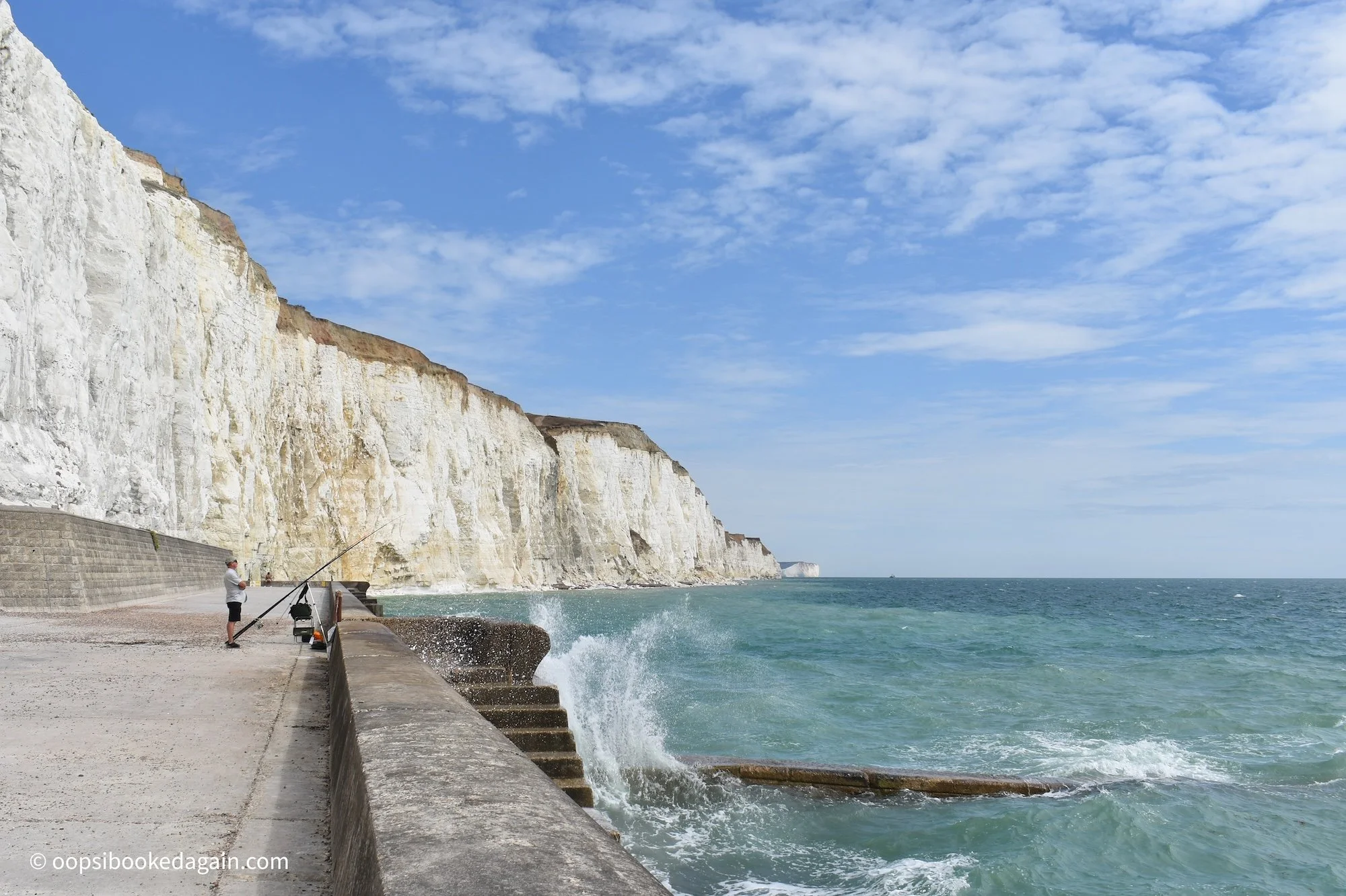 Fisherman on promenade