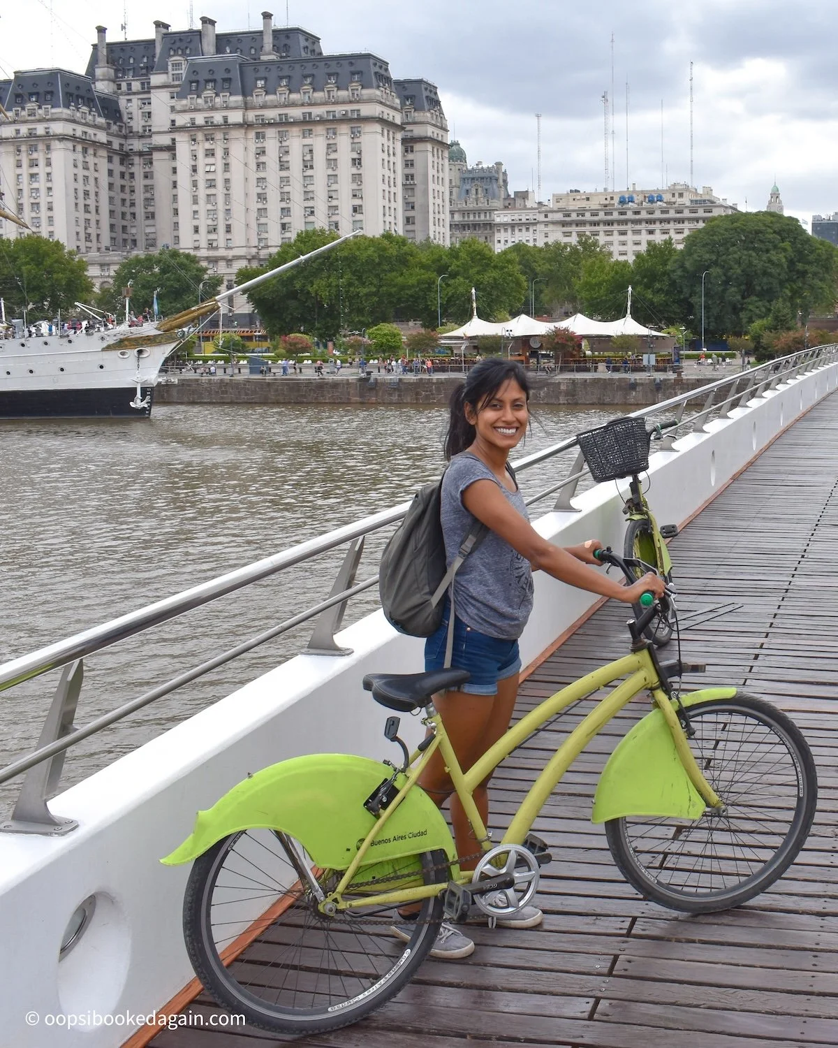 cycling in puerto madero