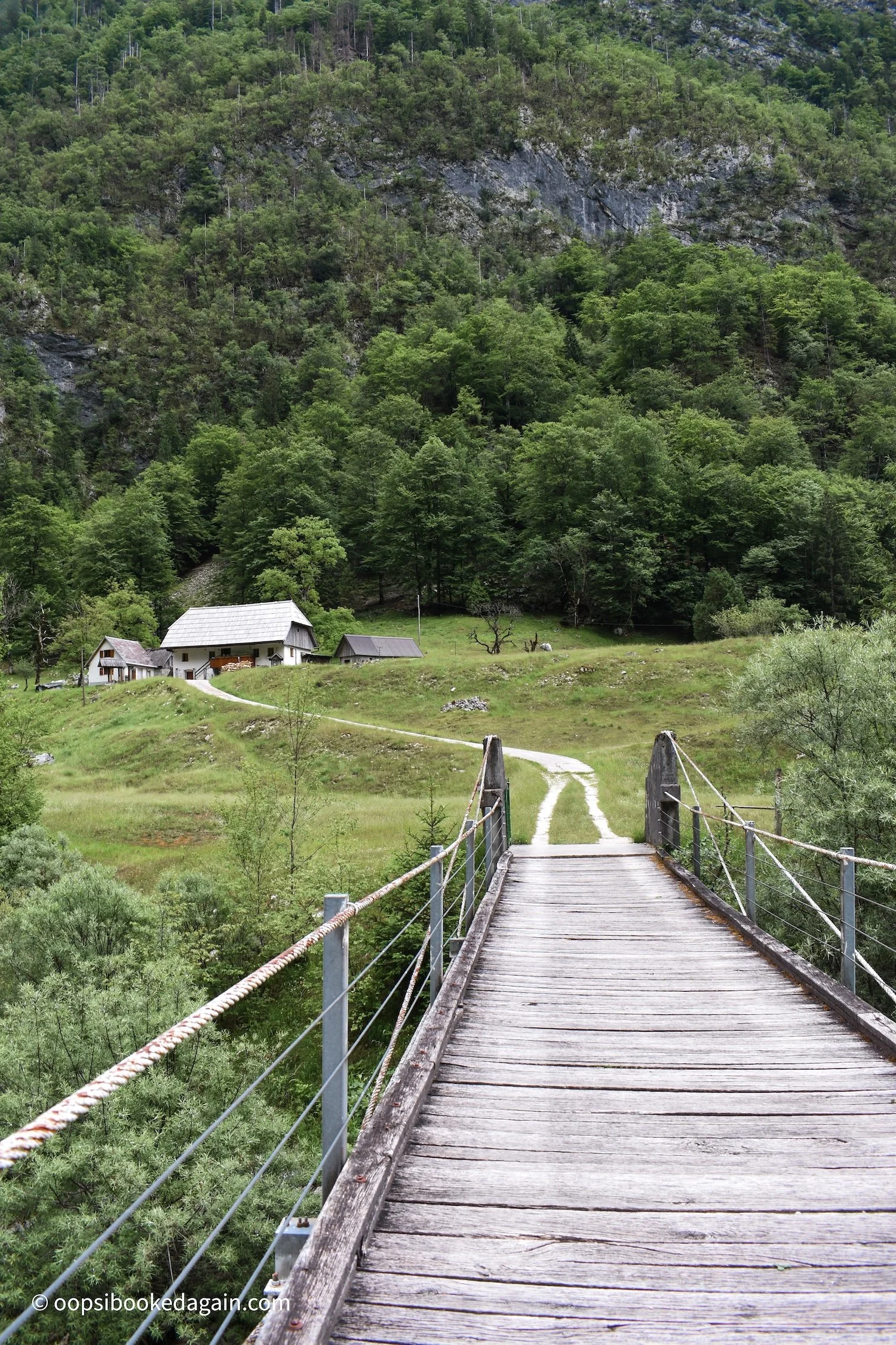 Suspension bridges and views in the Soca Valley