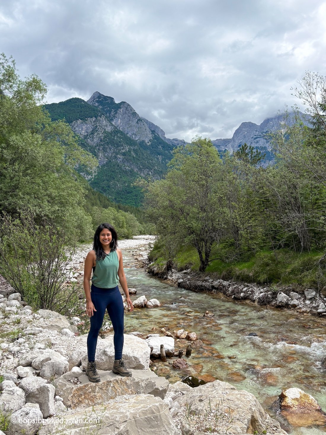 Starting the Soča Trail hike