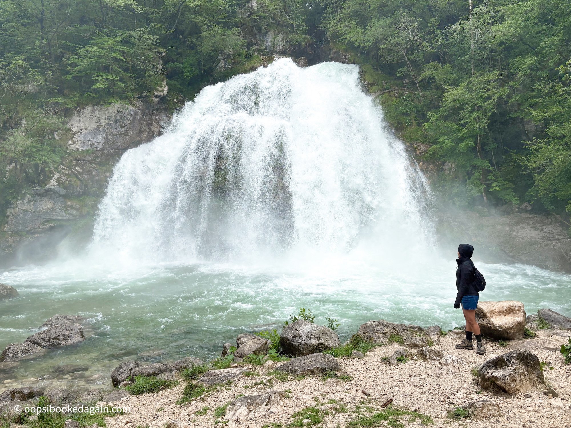 Bovec Rainy Day: Hiking to Virje Waterfall
