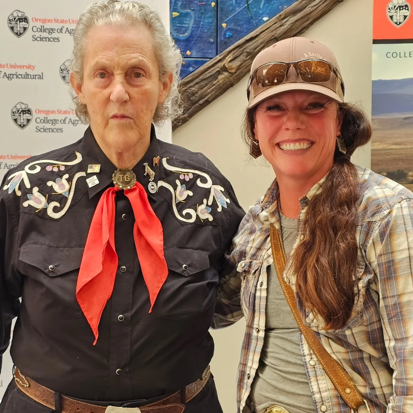 For over 20 years, I have respected, followed and deeply admired Dr. Temple Grandin. Today, my cup runneth over! (LITERALLY, just ask my friends who were present. 🥹)

Hearing her voice WHILE seeing her today in person brought the last 20+ years of r