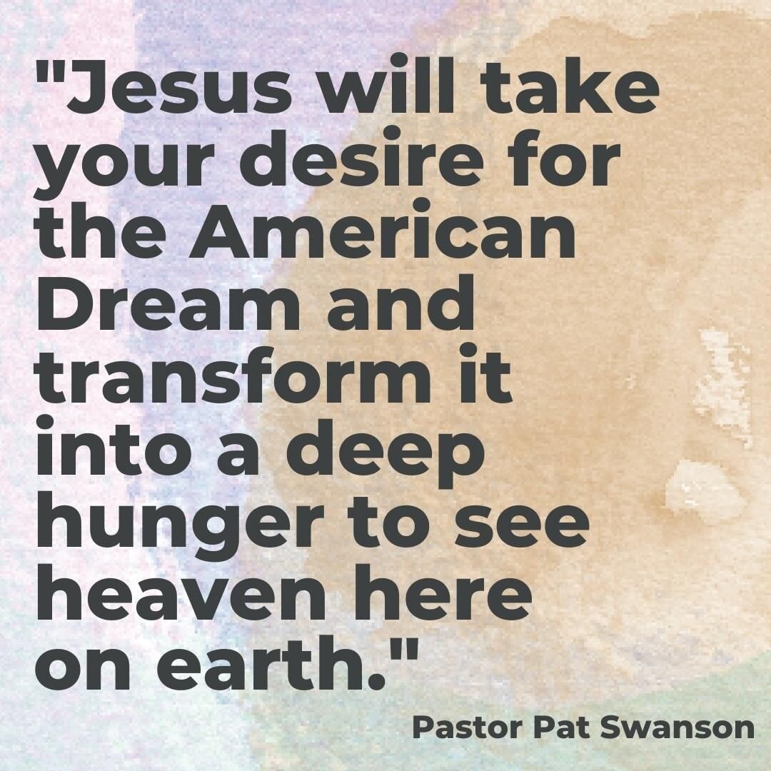 We love these words from Pastor Pat's message on Sunday in our &quot;Giver of Life&quot; series on the transformative work of the Holy Spirit in our lives. 

If you missed it, we encourage you to watch it back at occ.org/pastmessages