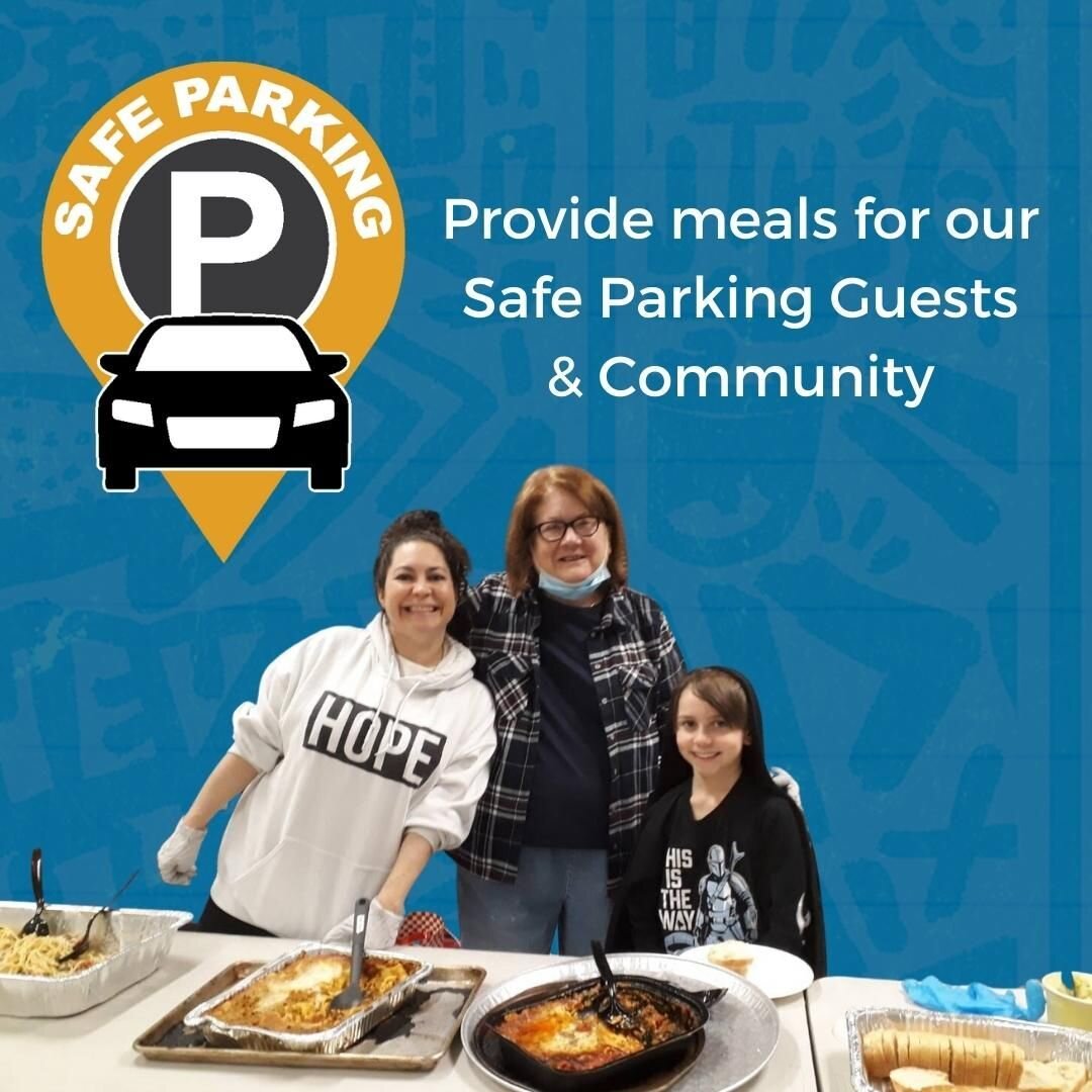Did you know that a team of Overlakers provide a meal to our Safe Parking guests and the greater community every Saturday? 

This is a great way for families to serve together as we love our (literal) neighbors!

We have lots of Saturdays still open,