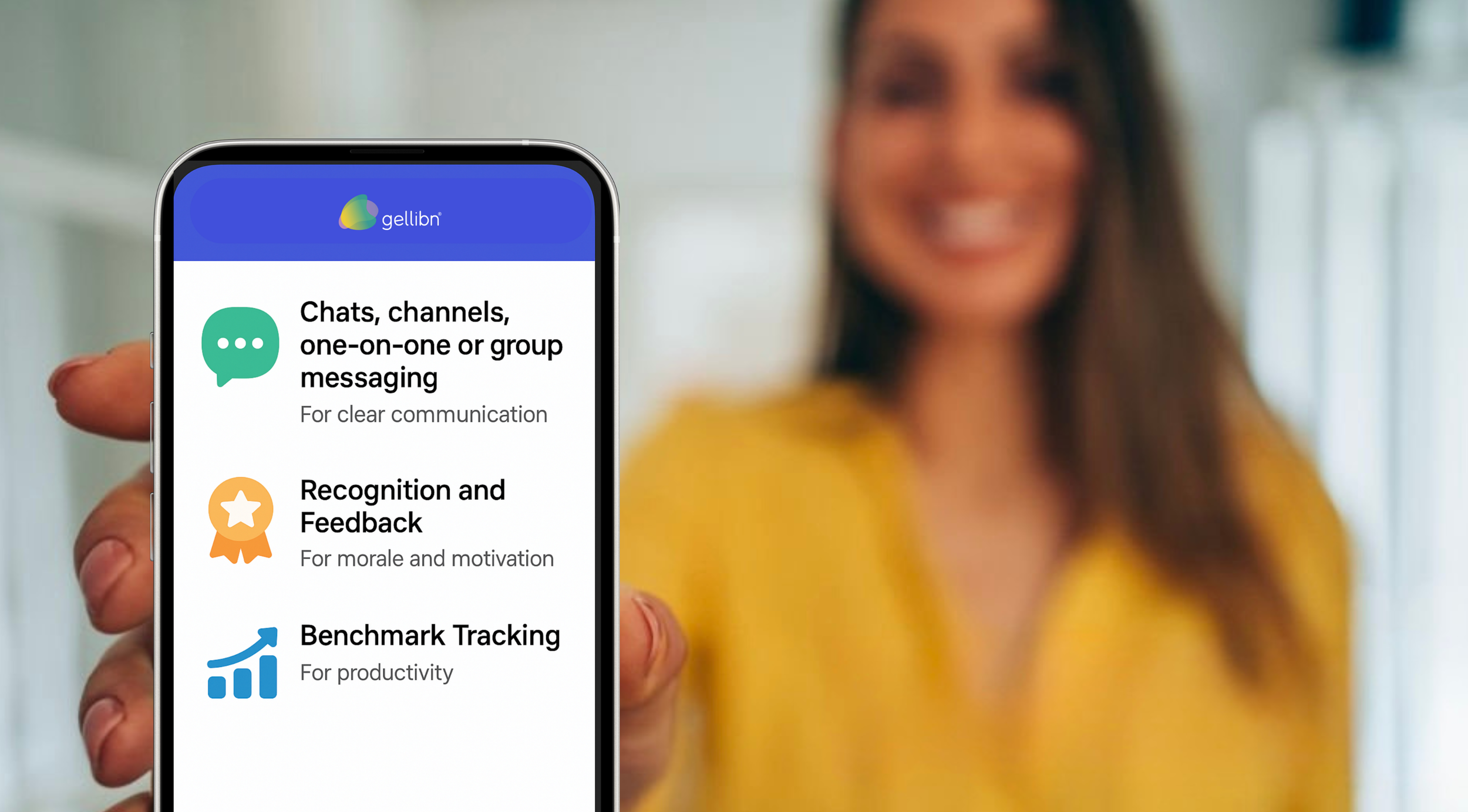 Chats, Recognition & Benchmark Tracking in gellibn