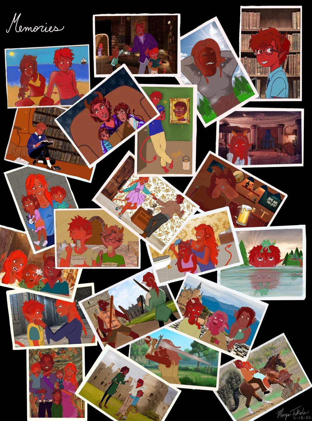 Artwork from the Kingdoms of Color series
