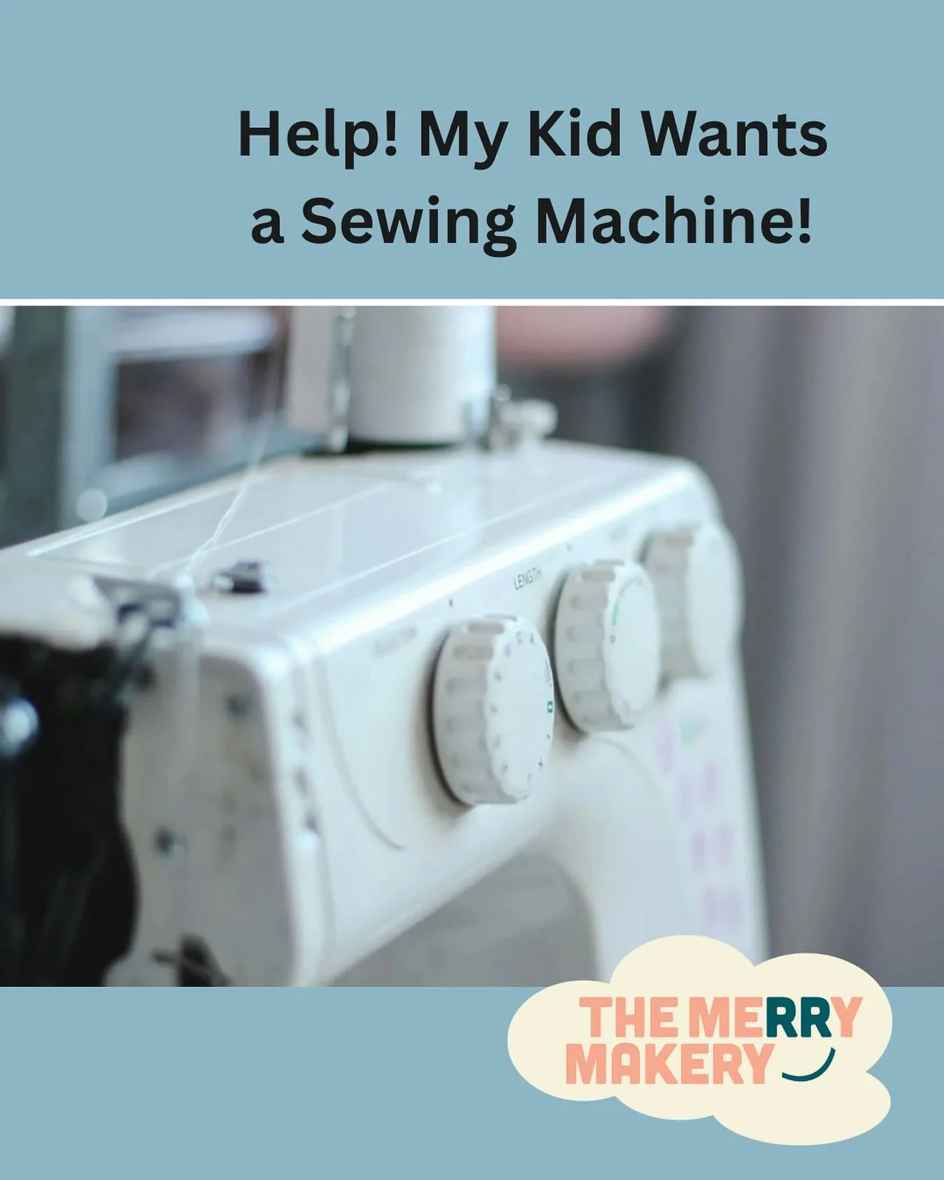 I have a new blog on my new site! First up? My best advice on selecting a machine for your young sewing enthusiast!

See link in bio!!