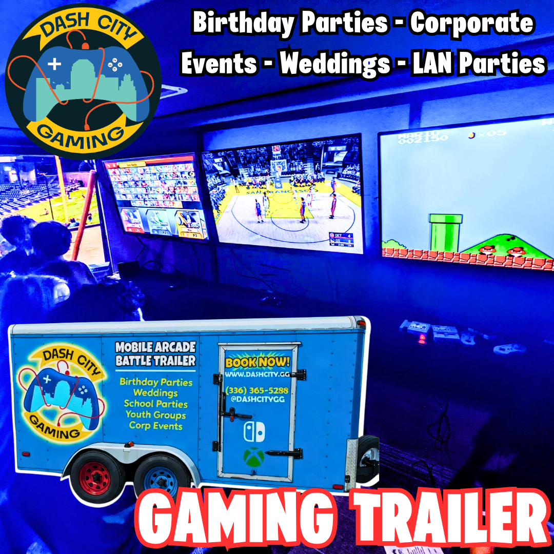 The Dash City Gaming Mobile Arcade Gaming Truck and Trailer